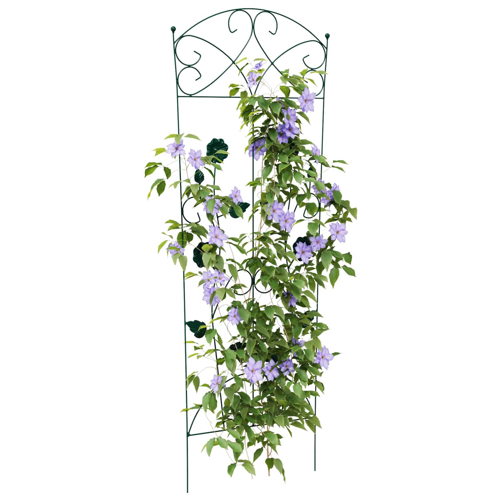 Recinzione per Giardino 3 pz Verde 110,5 x 42,5 cm Acciaio
