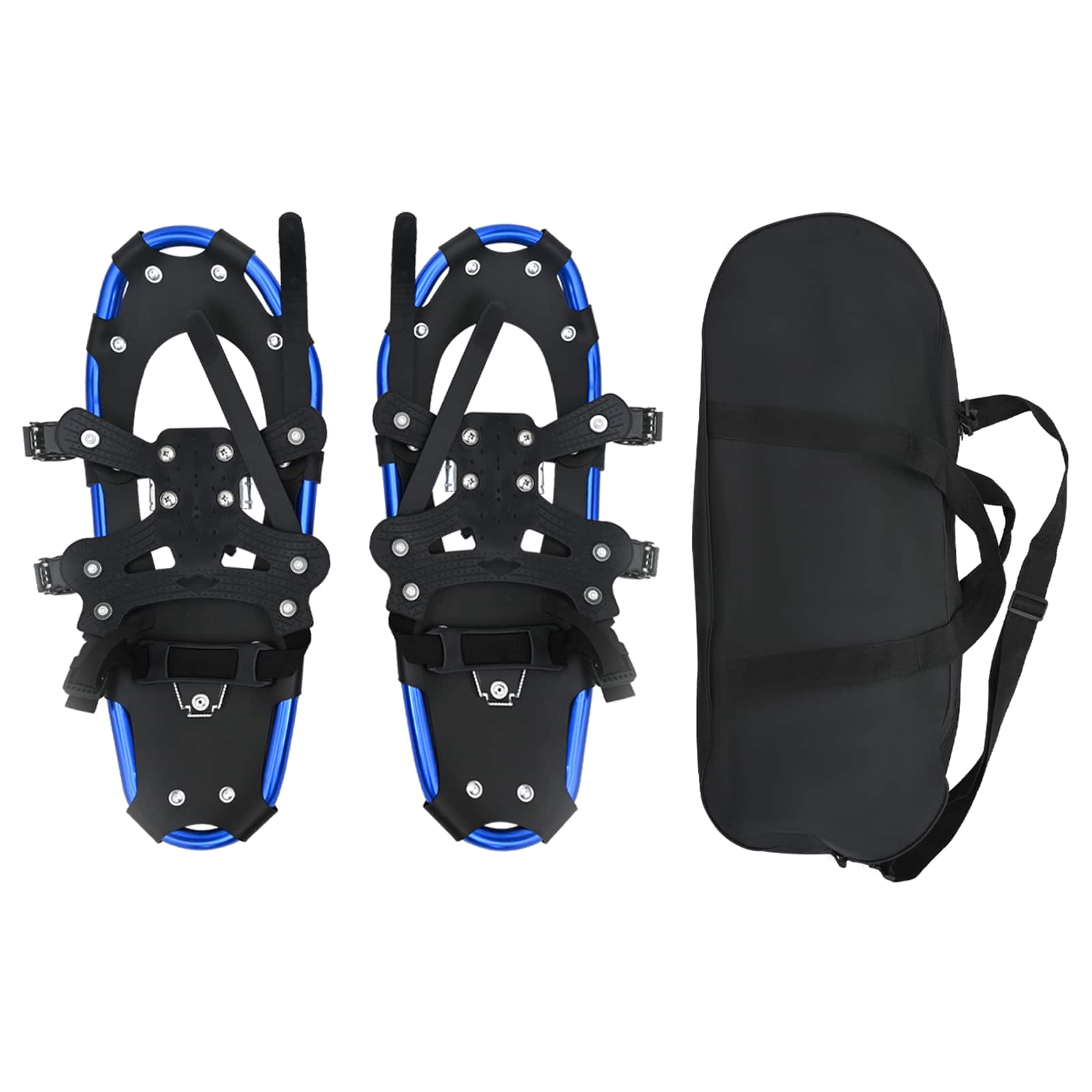 Ciaspole 3 in 1 Blu e Nero 53,5 x 21 cm Alluminio e HDPE
