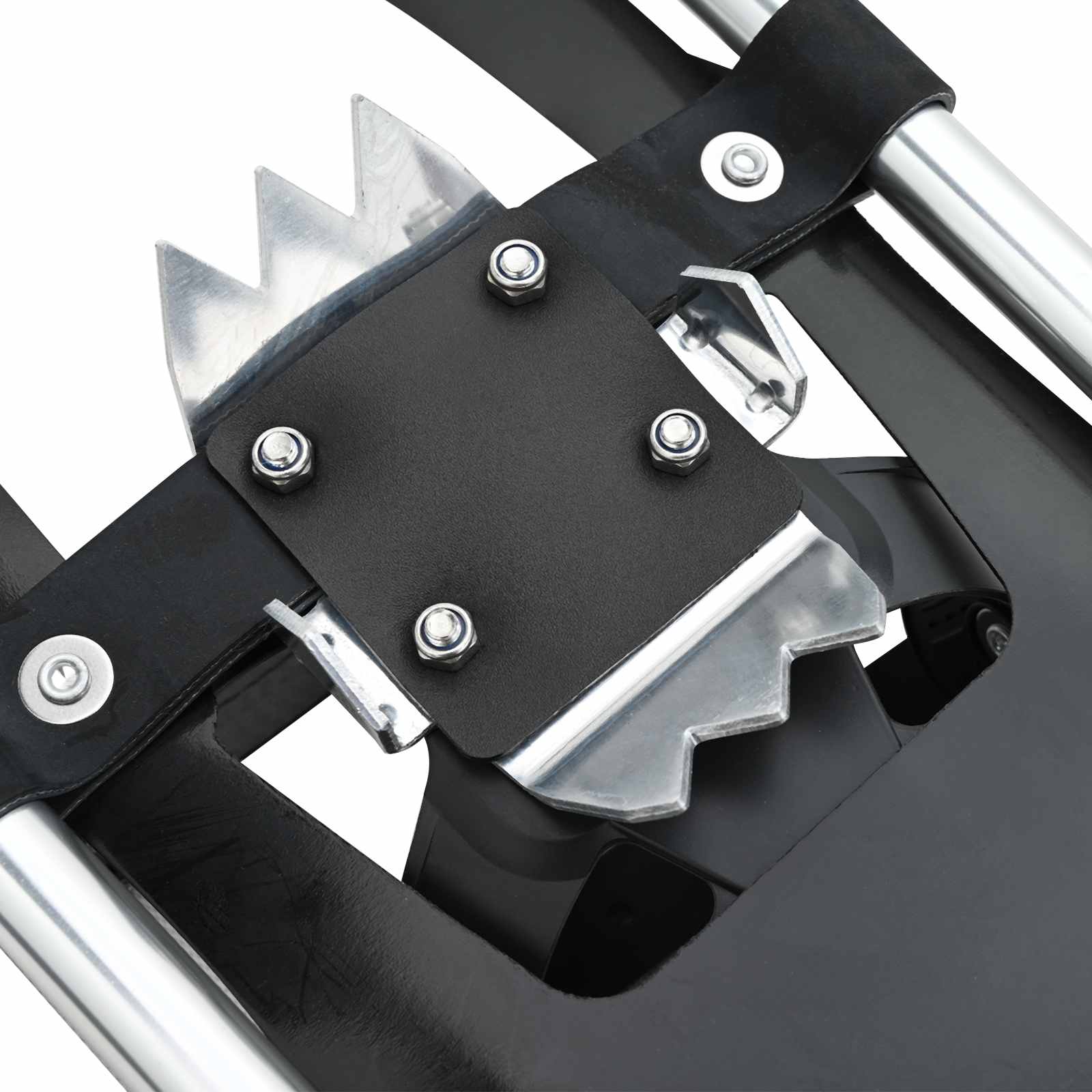 Ciaspole 3 in 1 Argento e Nero 63 x 21 cm Alluminio e HDPE