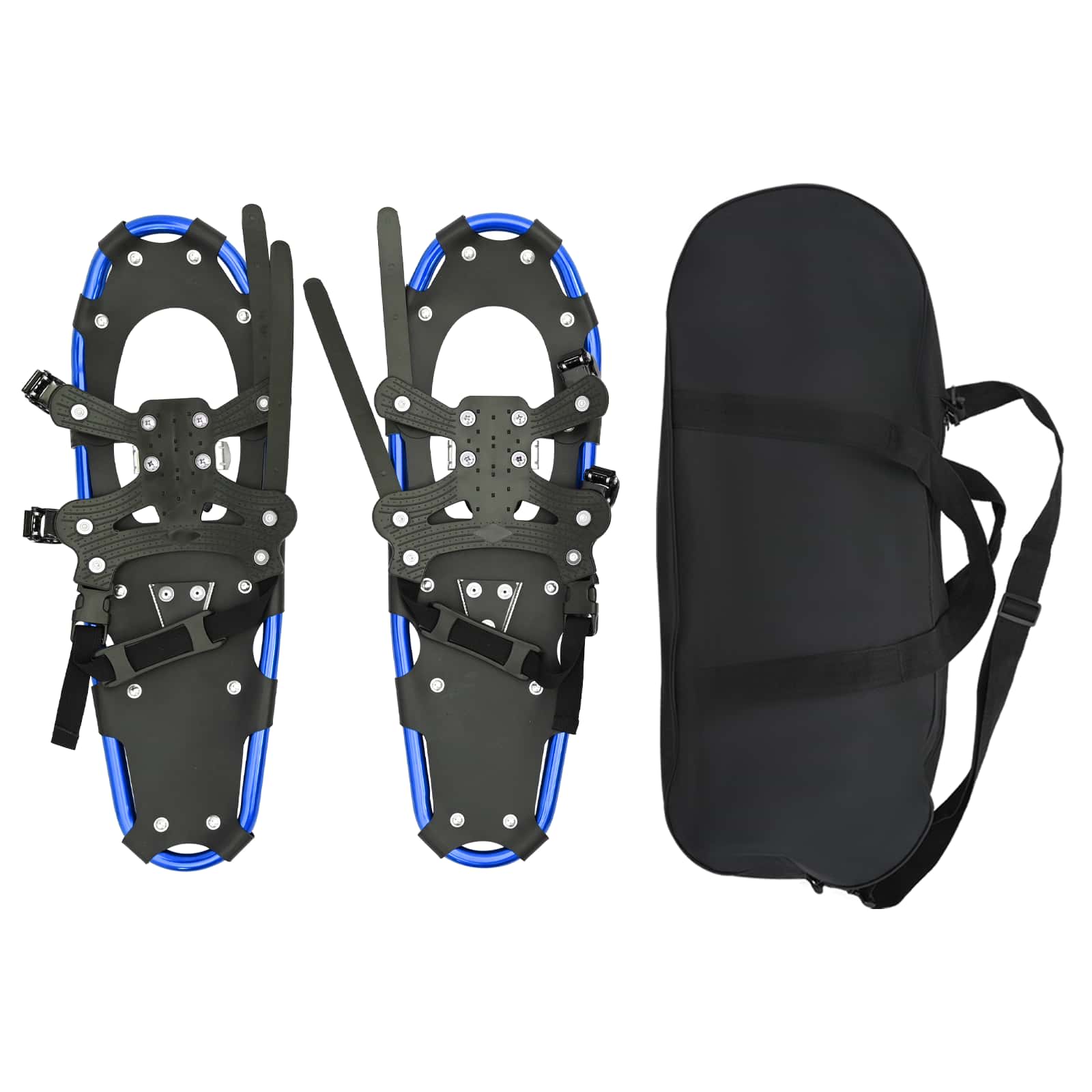 Ciaspole 3 in 1 Blu e Nero 63 x 21 cm Alluminio e HDPE