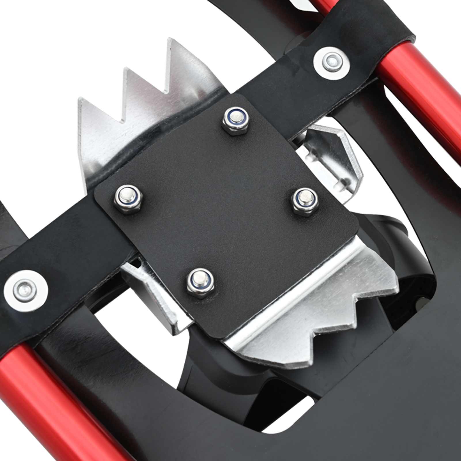 Ciaspole 3 in 1 Rosso e Nero 63 x 21 cm Alluminio e HDPE