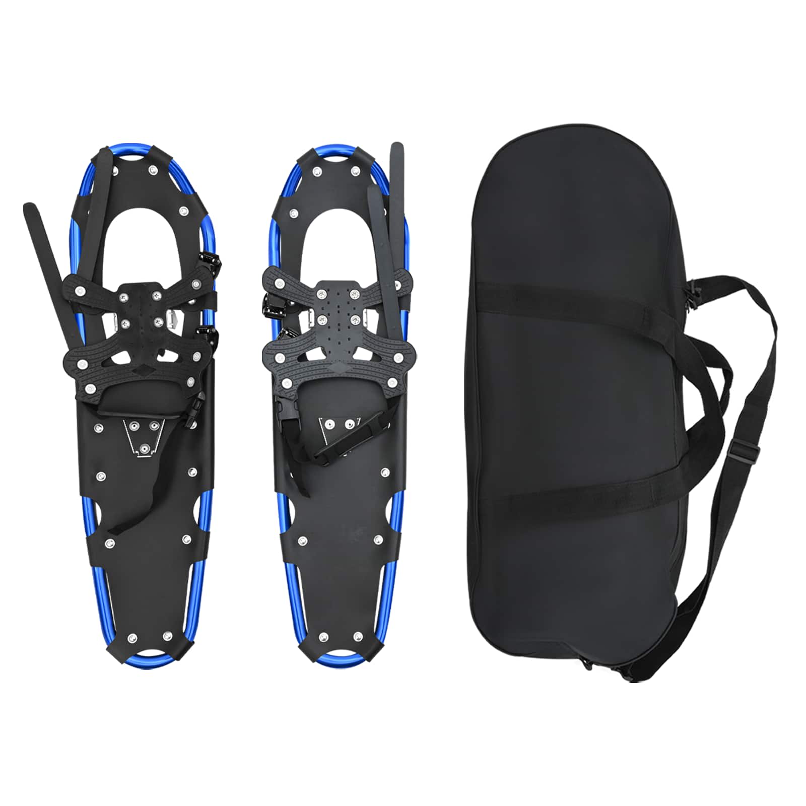 Ciaspole 3 in 1 Blu e Nero 78,5 x 22 cm Alluminio e HDPE