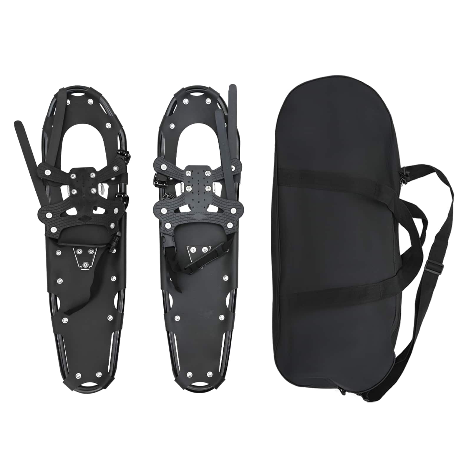 Ciaspole 3 in 1 Nero 78,5 x 22 cm Alluminio e HDPE
