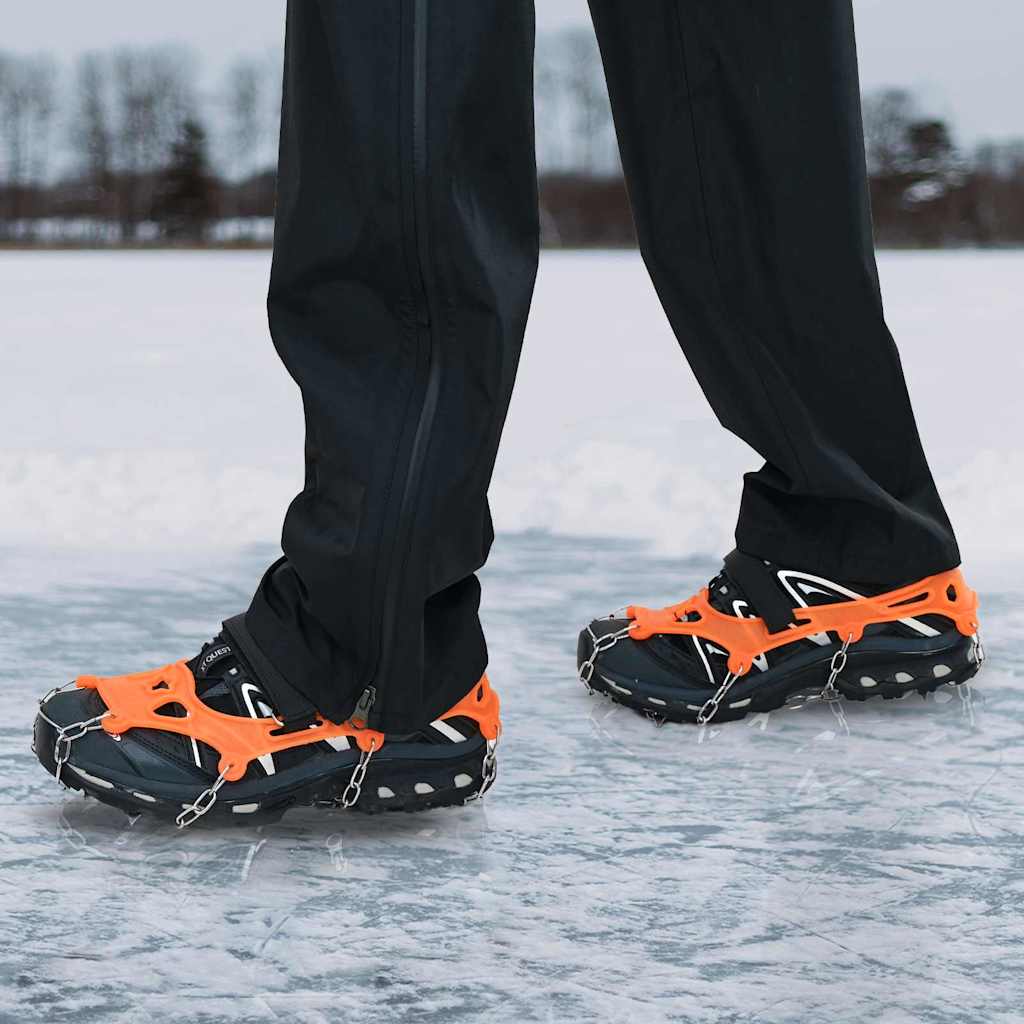 Artigli di ghiaccio per scarpe Arancione L