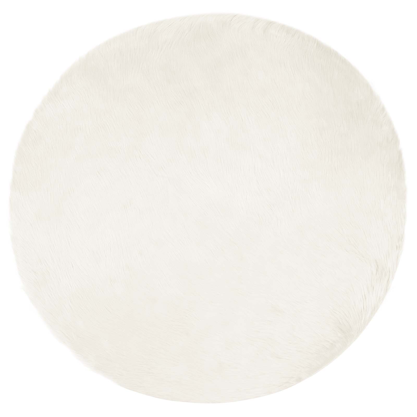 Tappeto in finta TAFALLA Bianco Ø 200 cm Poliestere