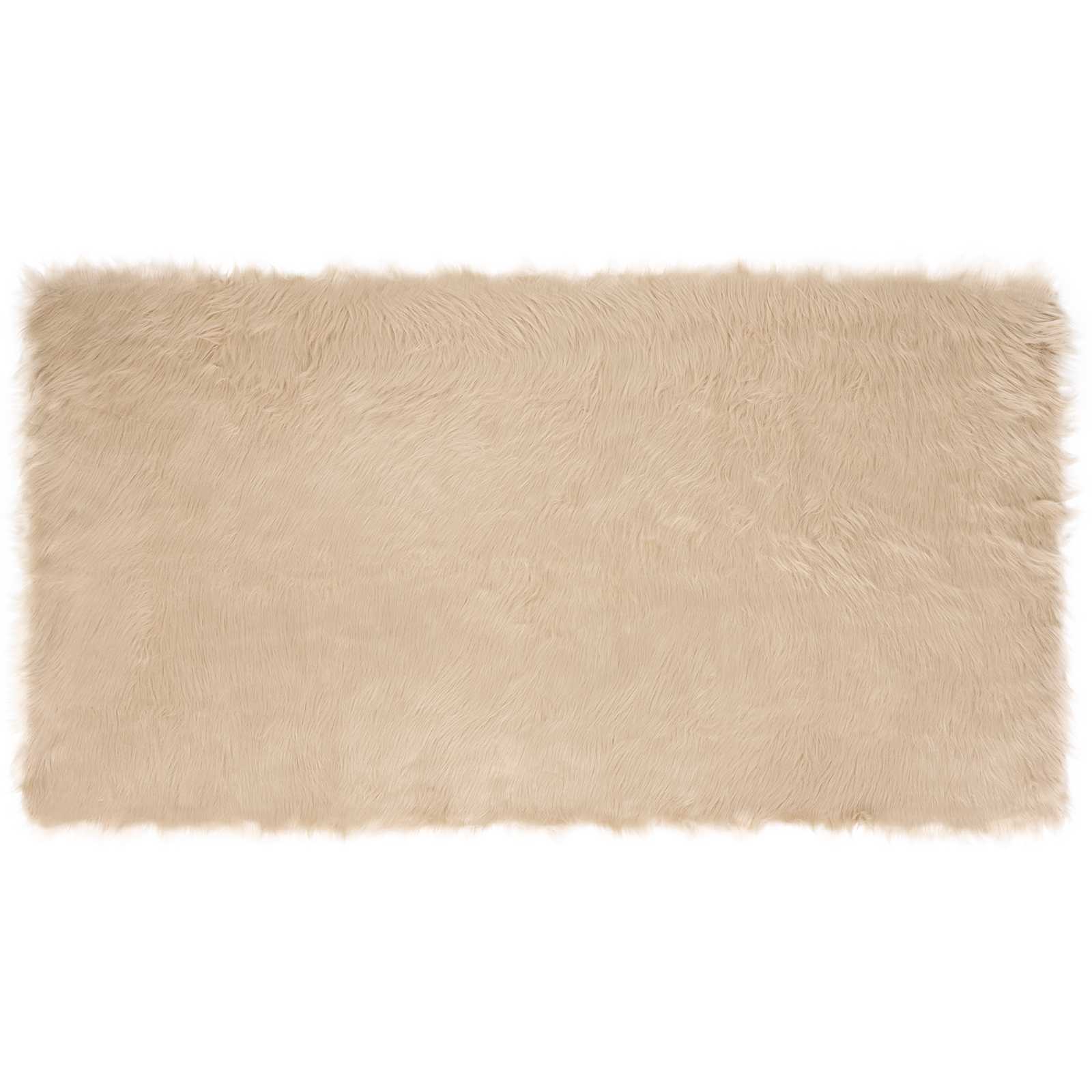 Tappeto in finta TAFALLA Beige 80 x 150 cm Poliestere