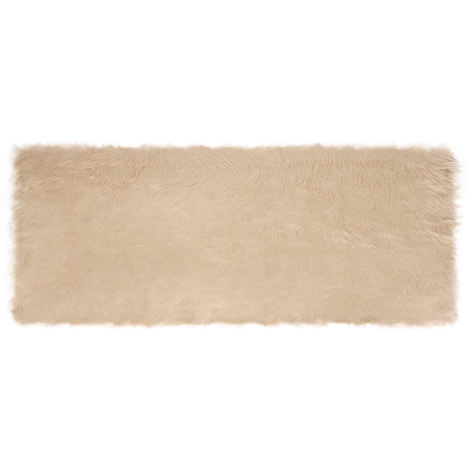 Tappeto in finta TAFALLA Beige 80 x 200 cm Poliestere