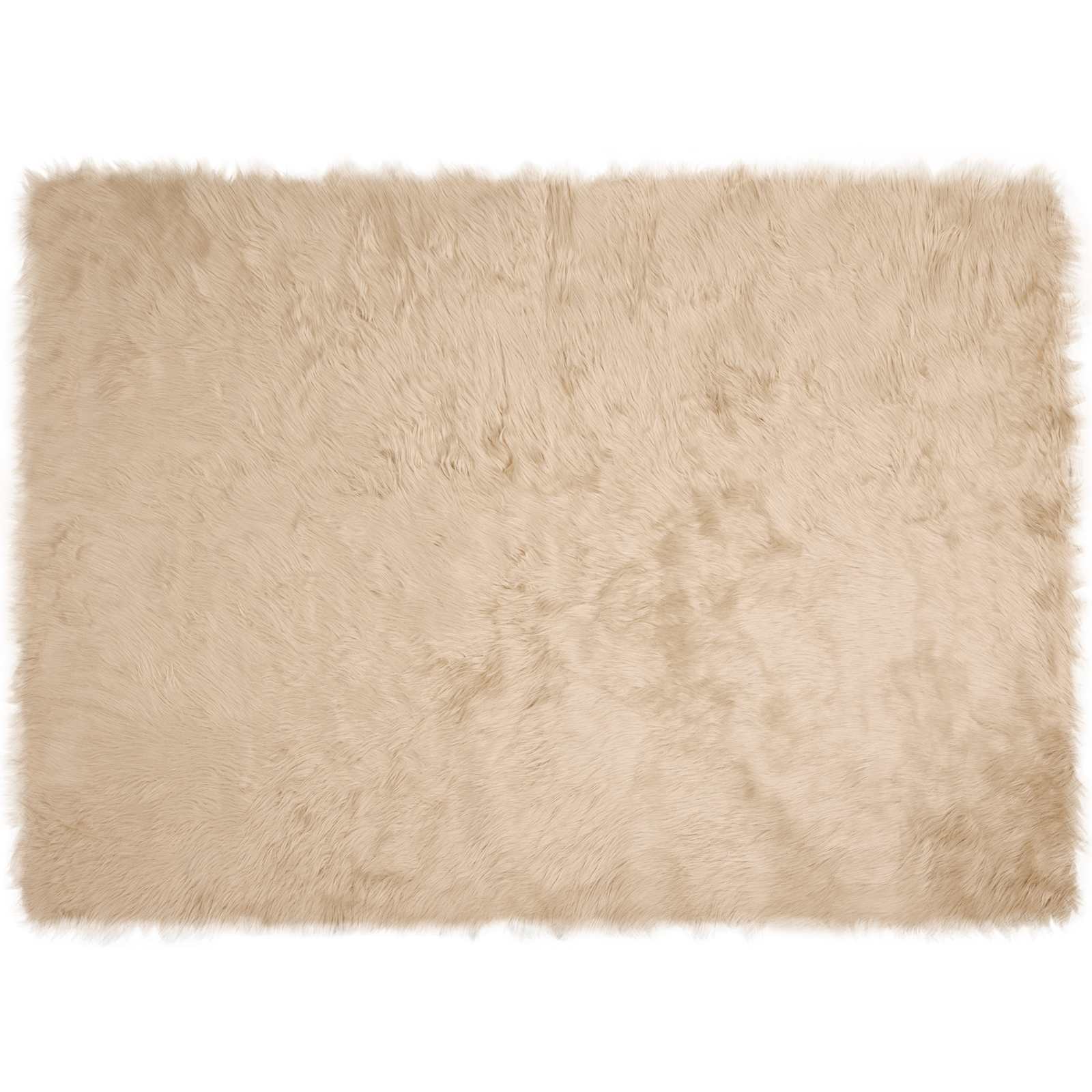 Tappeto in finta TAFALLA Beige 160 x 230 cm Poliestere