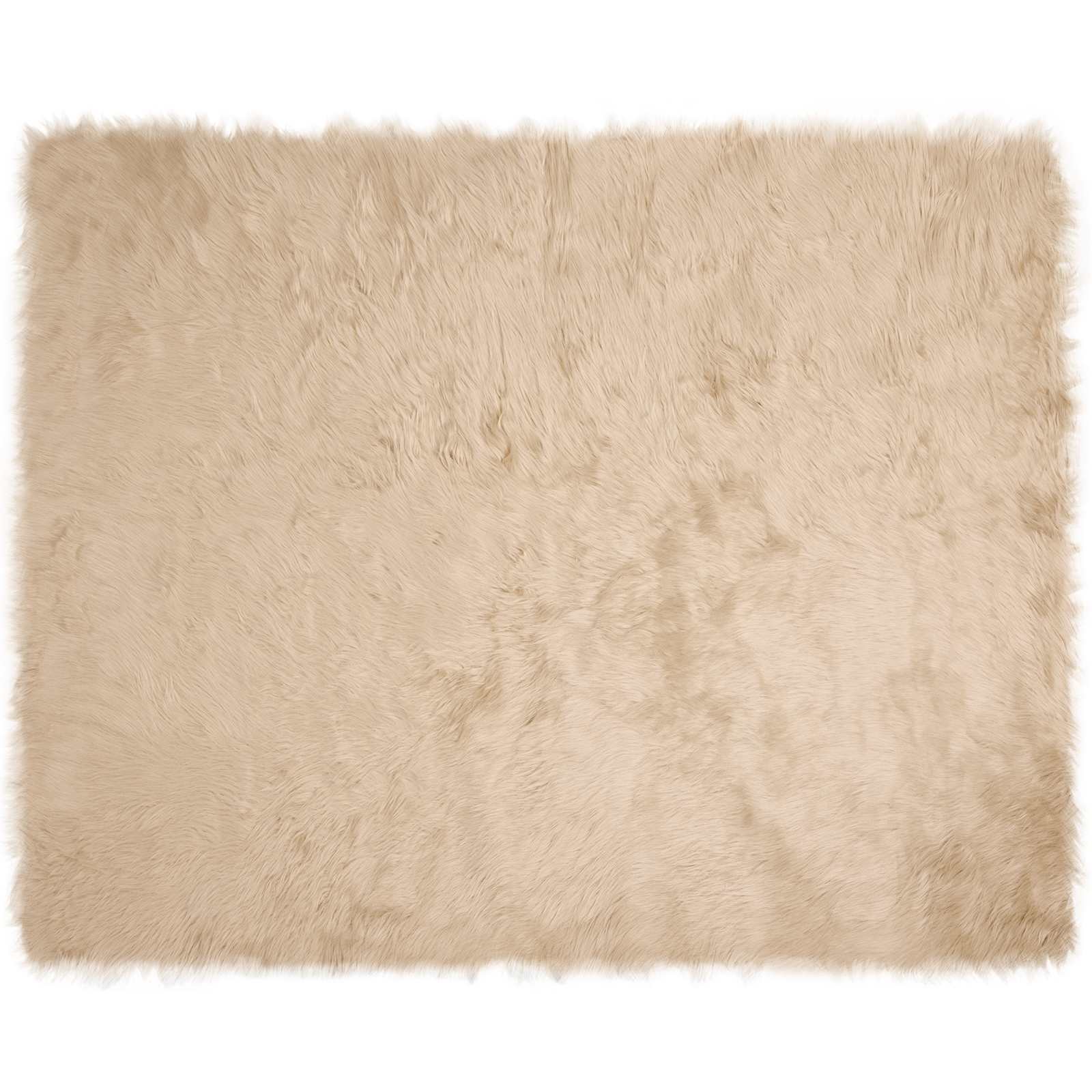 Tappeto in finta TAFALLA Beige 200 x 280 cm Poliestere