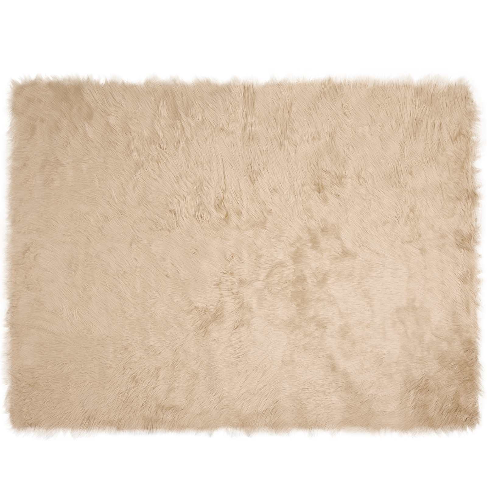 Tappeto in finta TAFALLA Beige 240 x 340 cm Poliestere