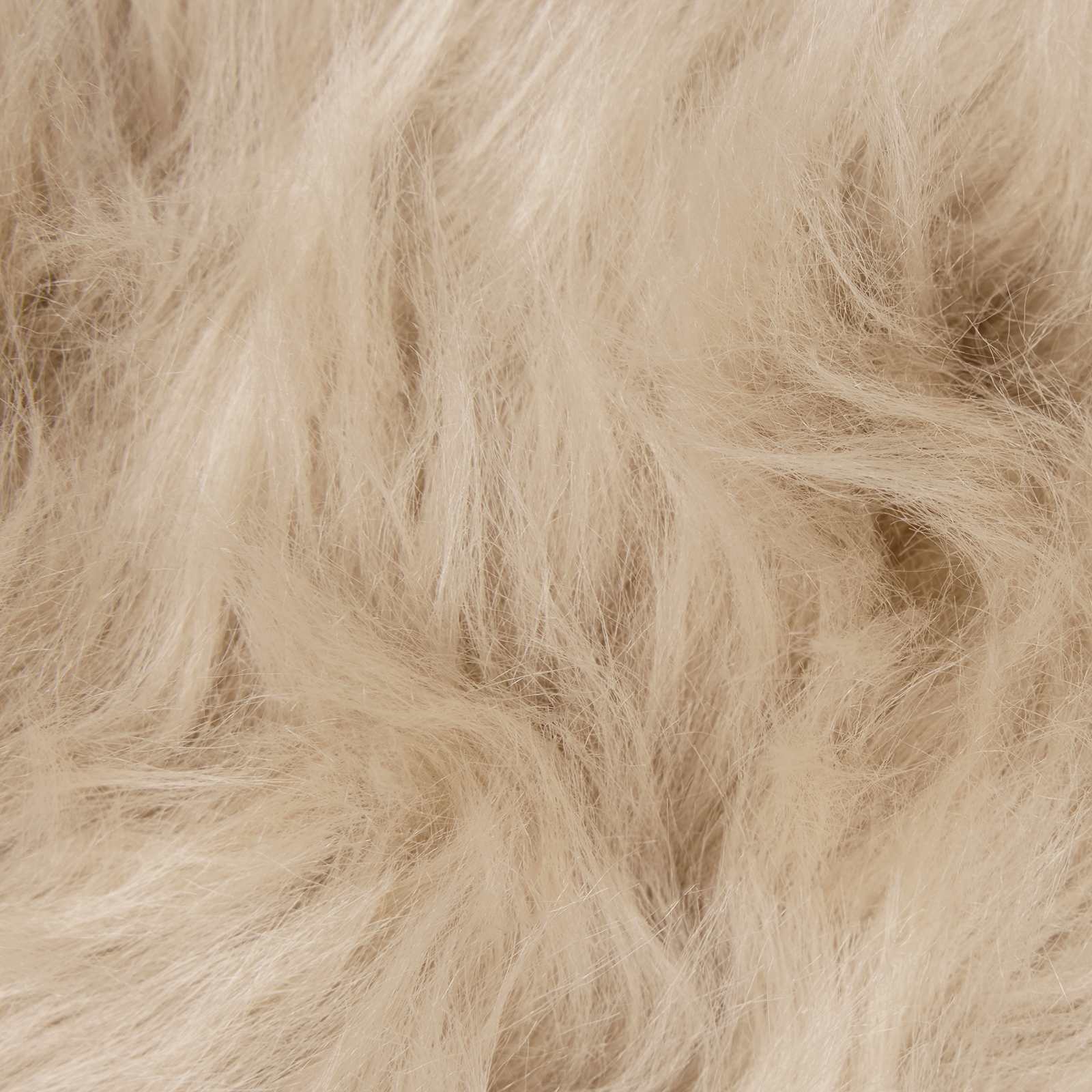 Tappeto in finta TAFALLA Beige 200 x 200 cm Poliestere