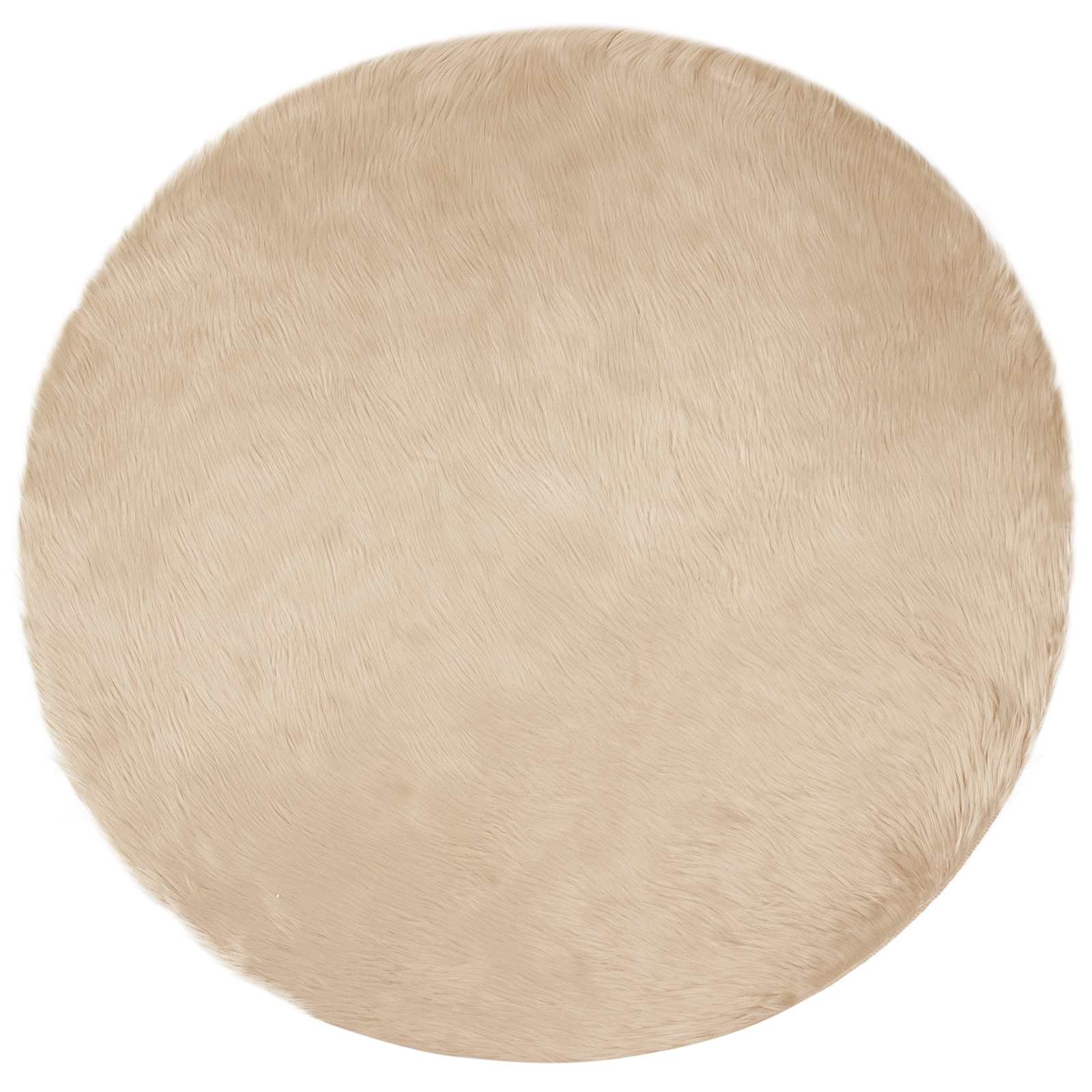 Tappeto in finta TAFALLA Beige Ø 120 cm Poliestere