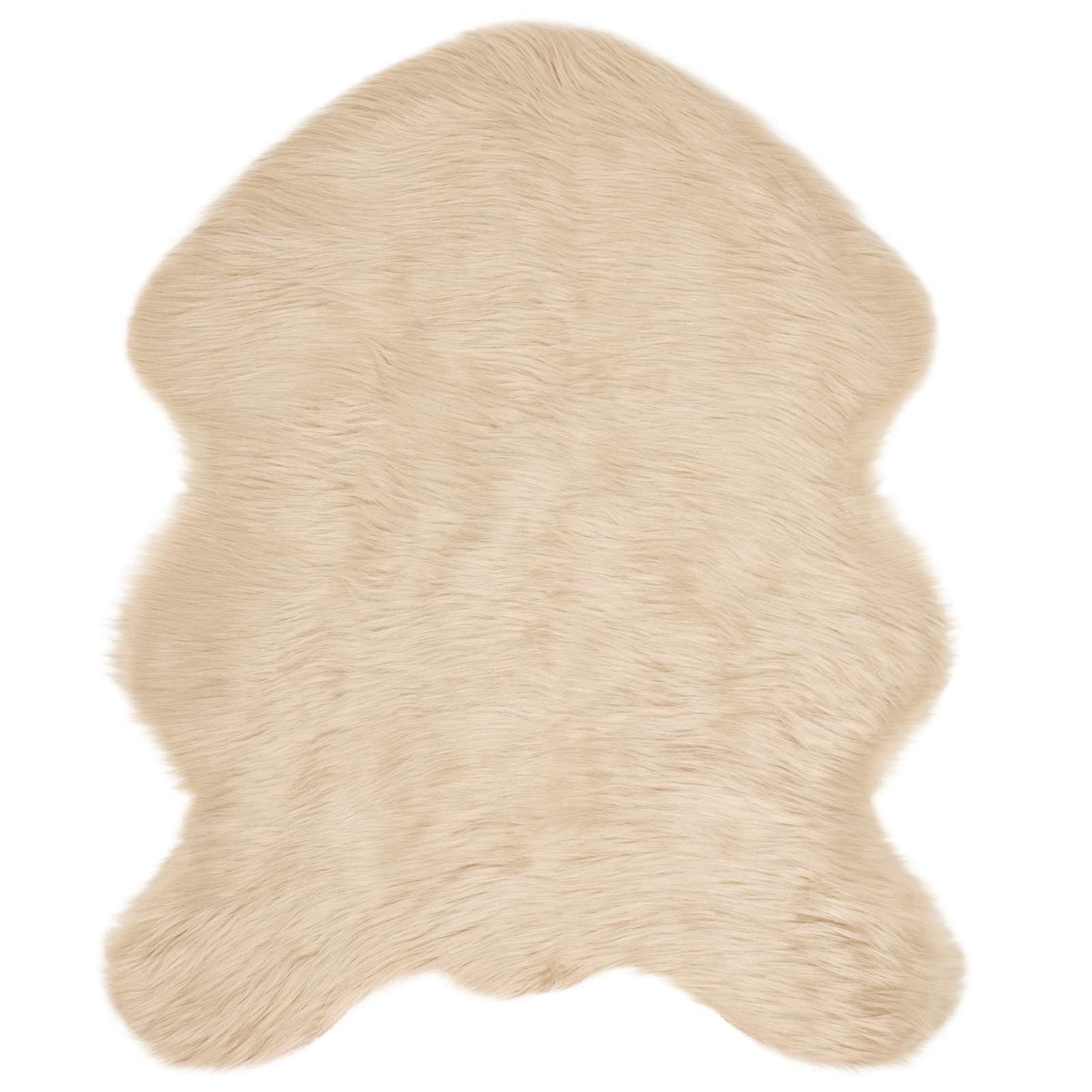 Tappeto in finta TAFALLA Beige 50 x 80 cm Poliestere