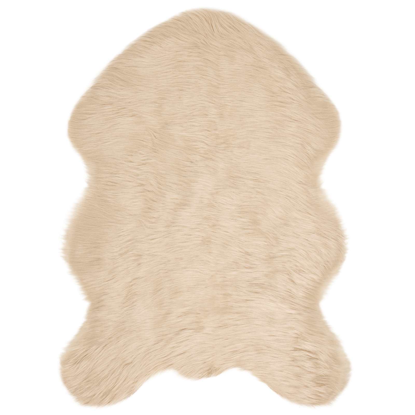 Tappeto in finta TAFALLA Beige 60 x 90 cm Poliestere
