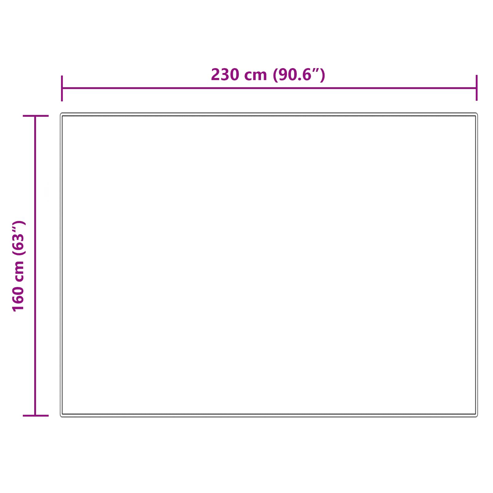 Tappeto in finta TAFALLA Crema 160 x 230 cm Poliestere
