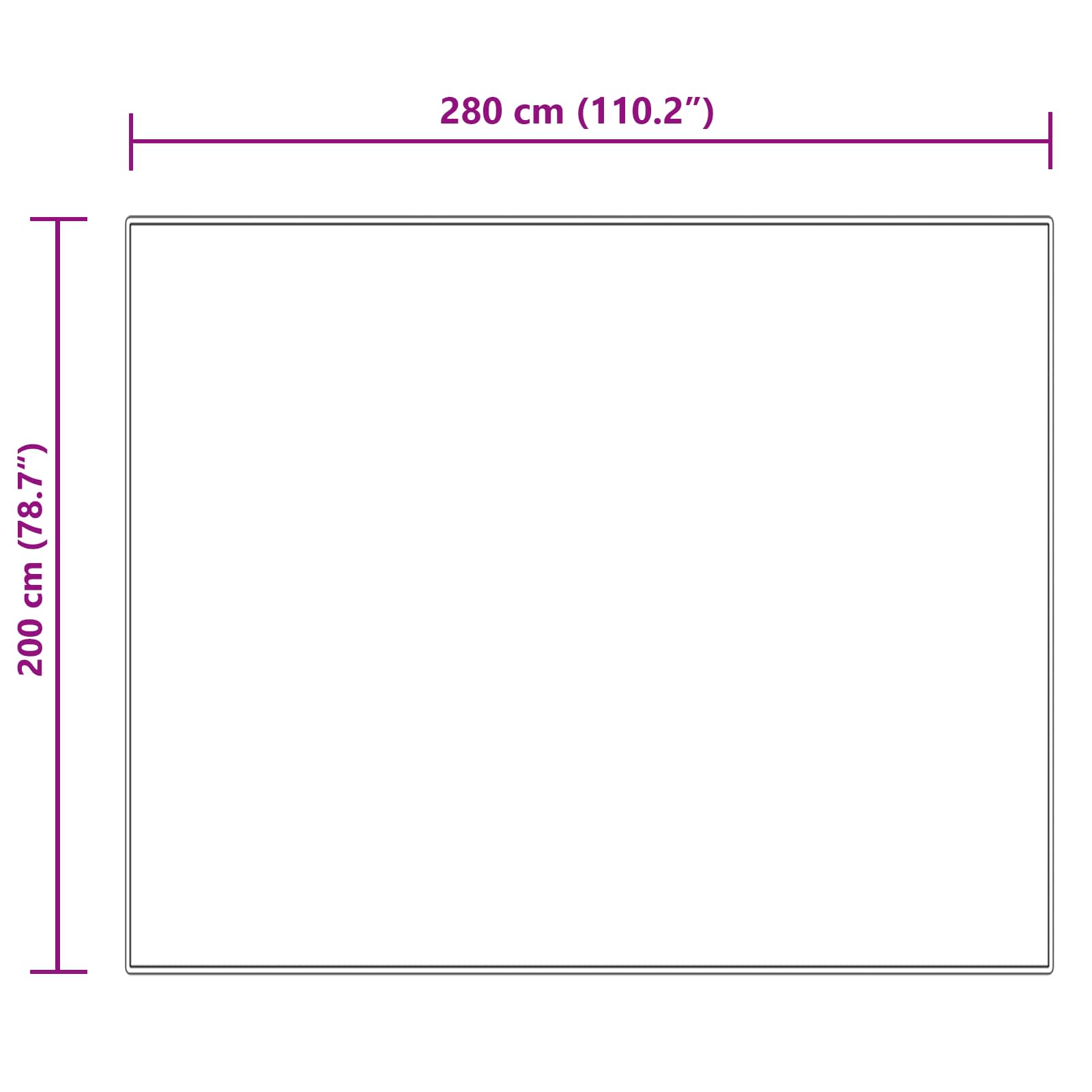 Tappeto in finta TAFALLA Crema 200 x 280 cm Poliestere