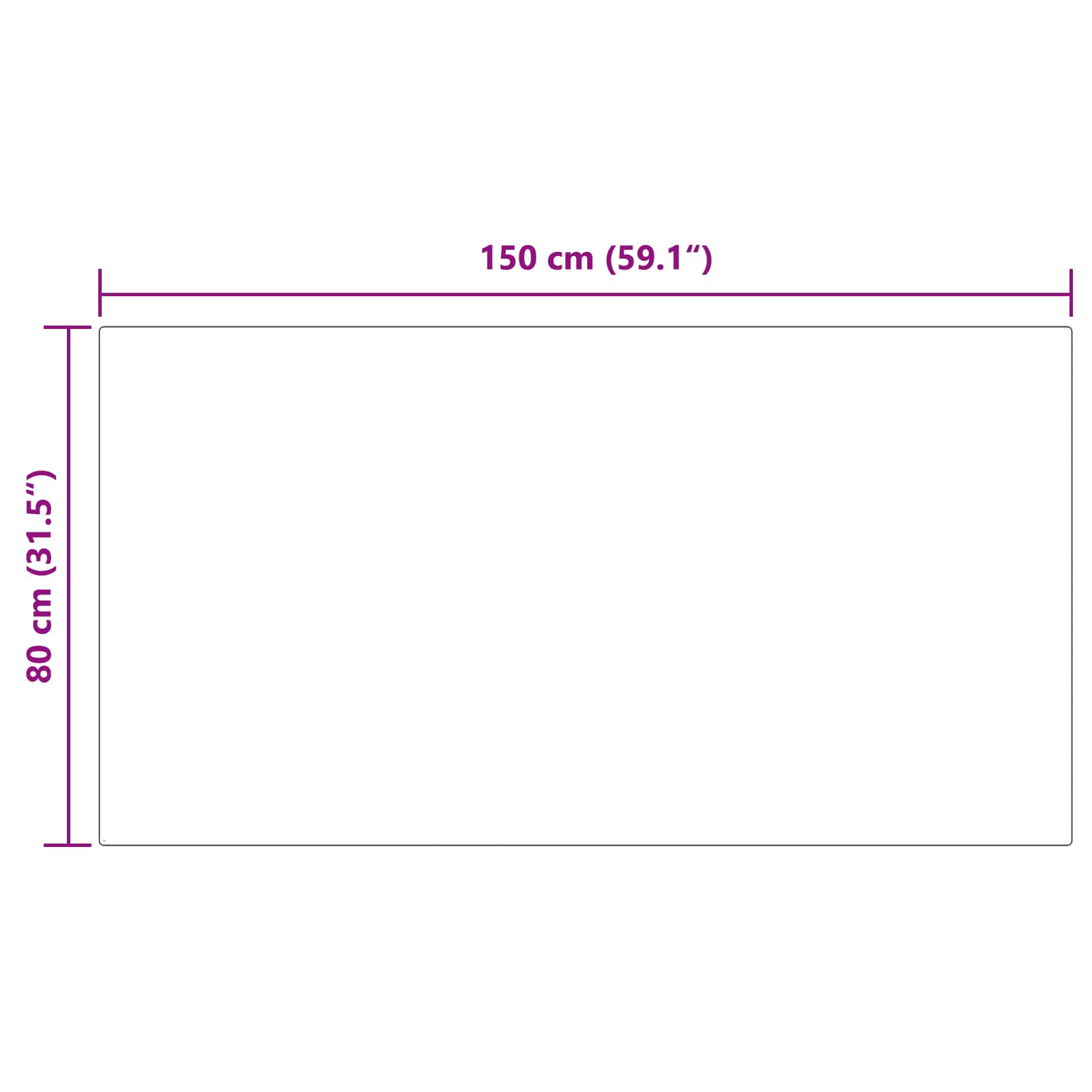 Tappeto in finta TAFALLA Grigio 80 x 150 cm Poliestere