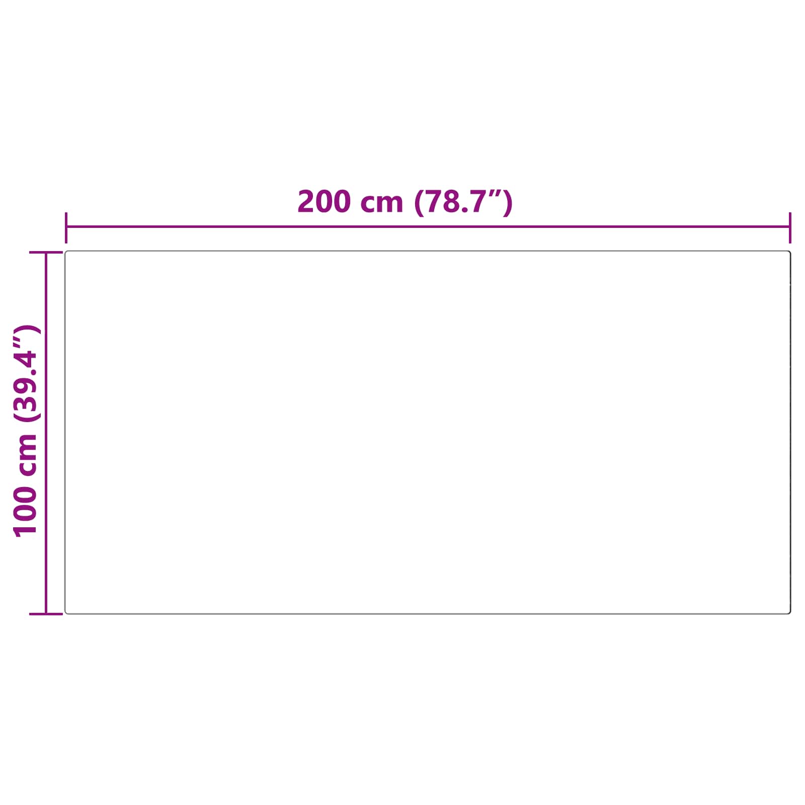 Tappeto in finta TAFALLA Grigio 100 x 200 cm Poliestere