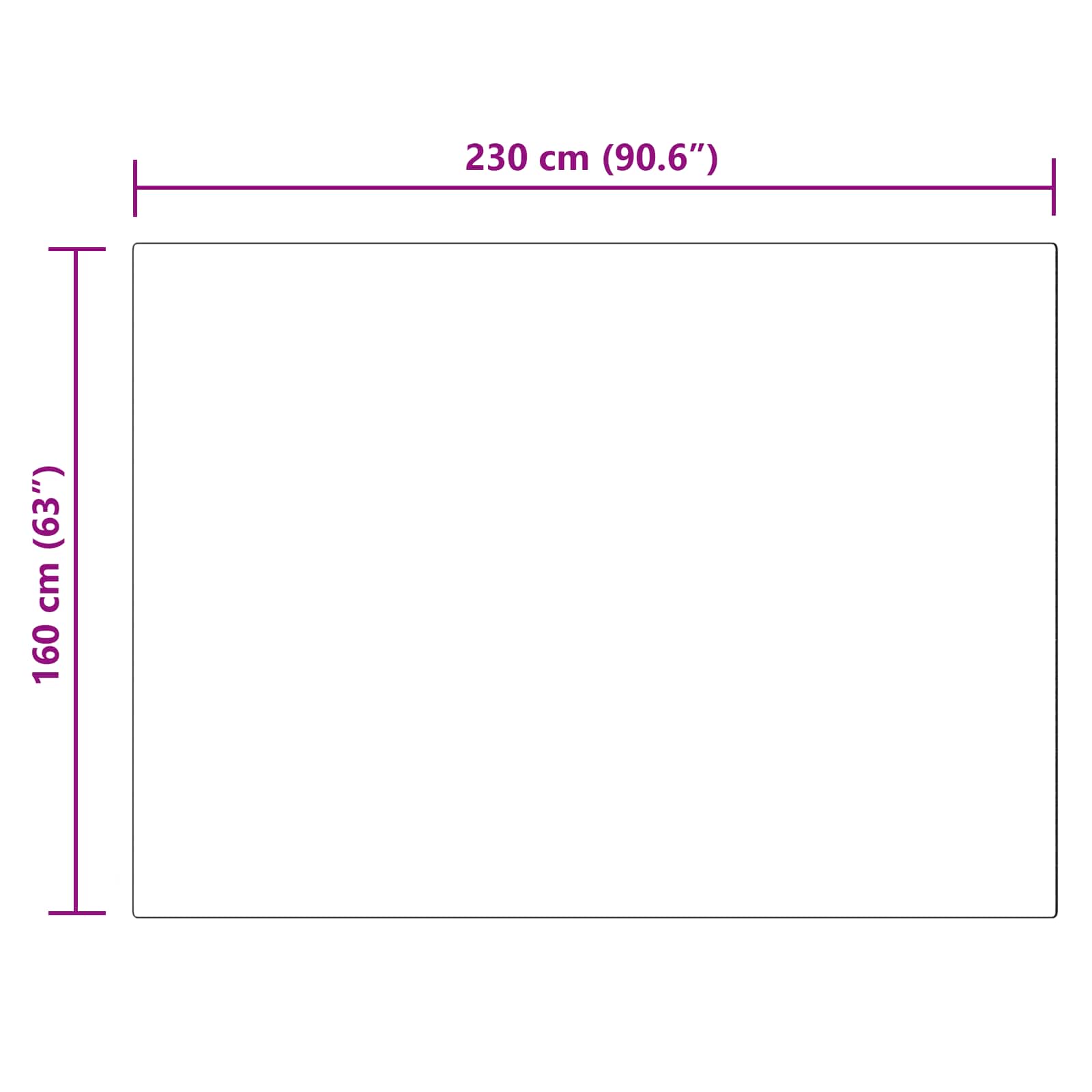 Tappeto in finta TAFALLA Grigio 160 x 230 cm Poliestere