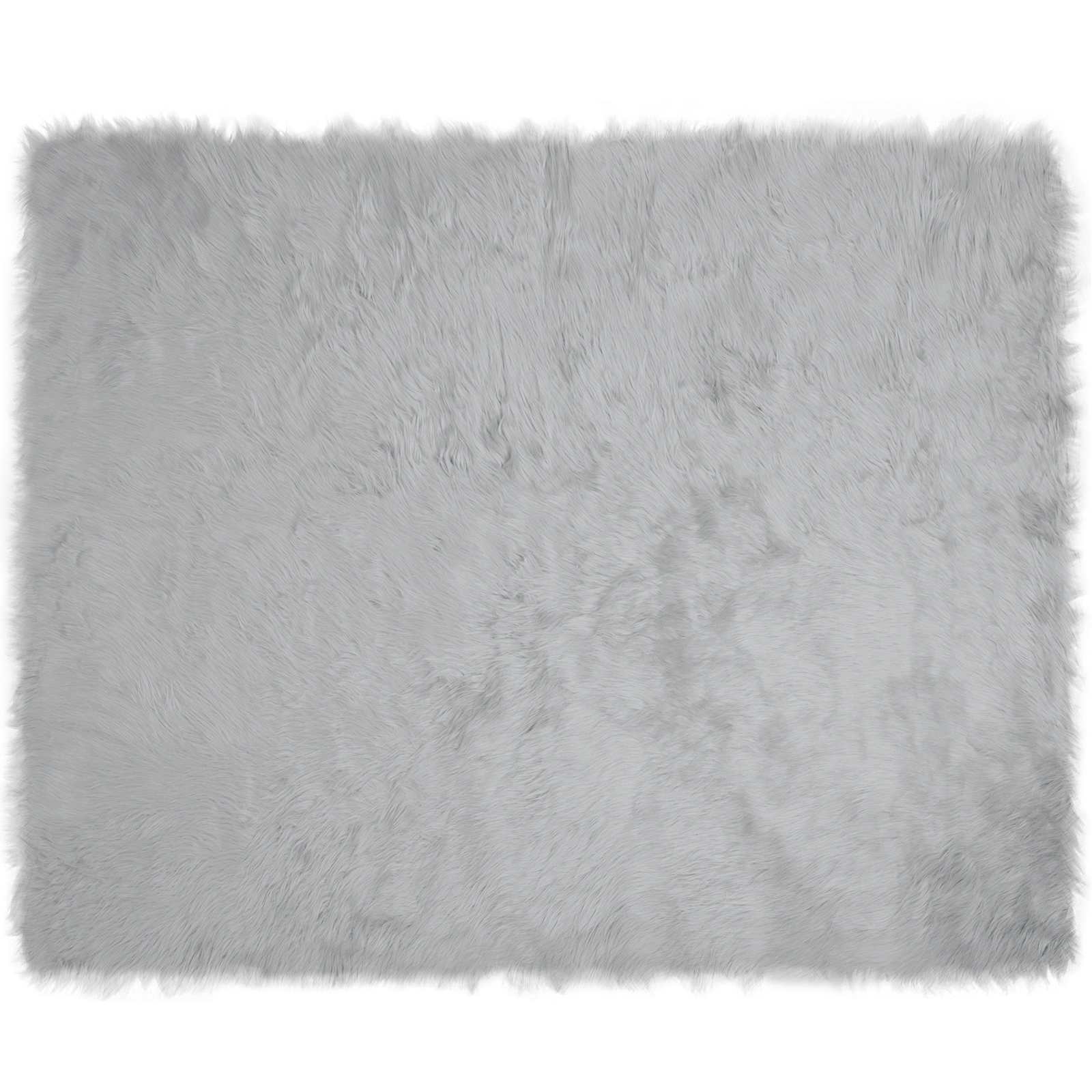 Tappeto in finta TAFALLA Grigio 200 x 280 cm Poliestere