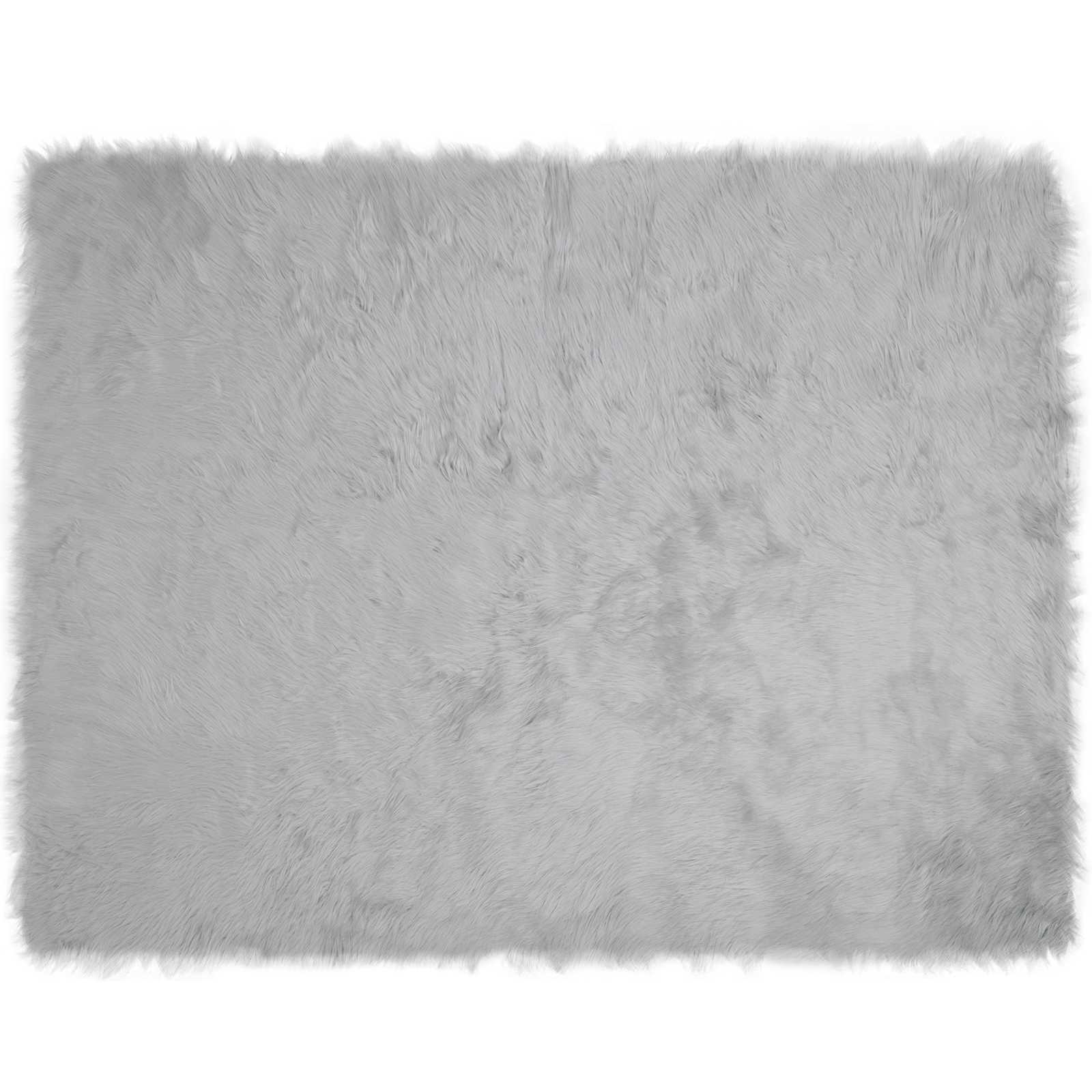 Tappeto in finta TAFALLA Grigio 240 x 340 cm Poliestere