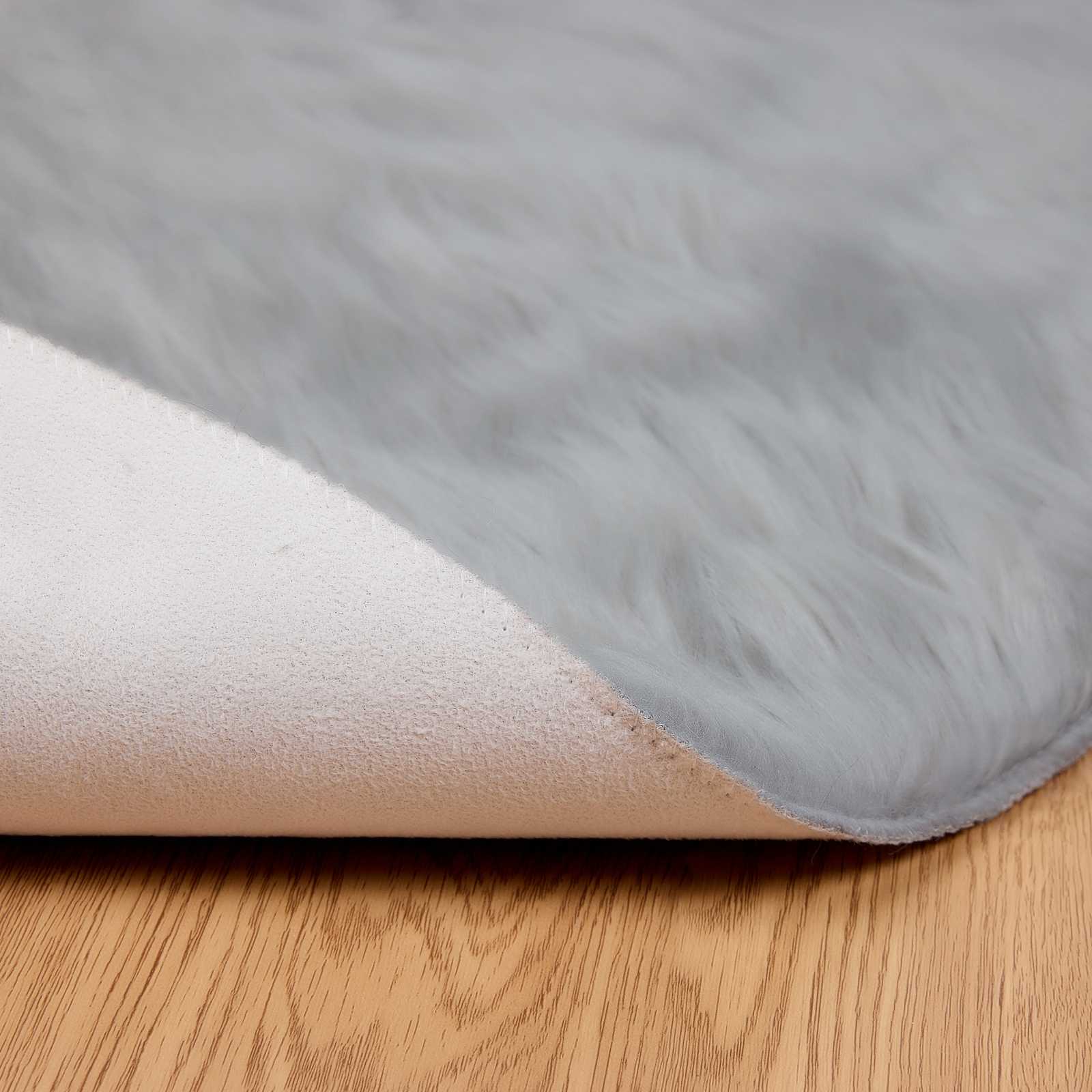 Tappeto in finta TAFALLA Grigio Ø 160 cm Poliestere