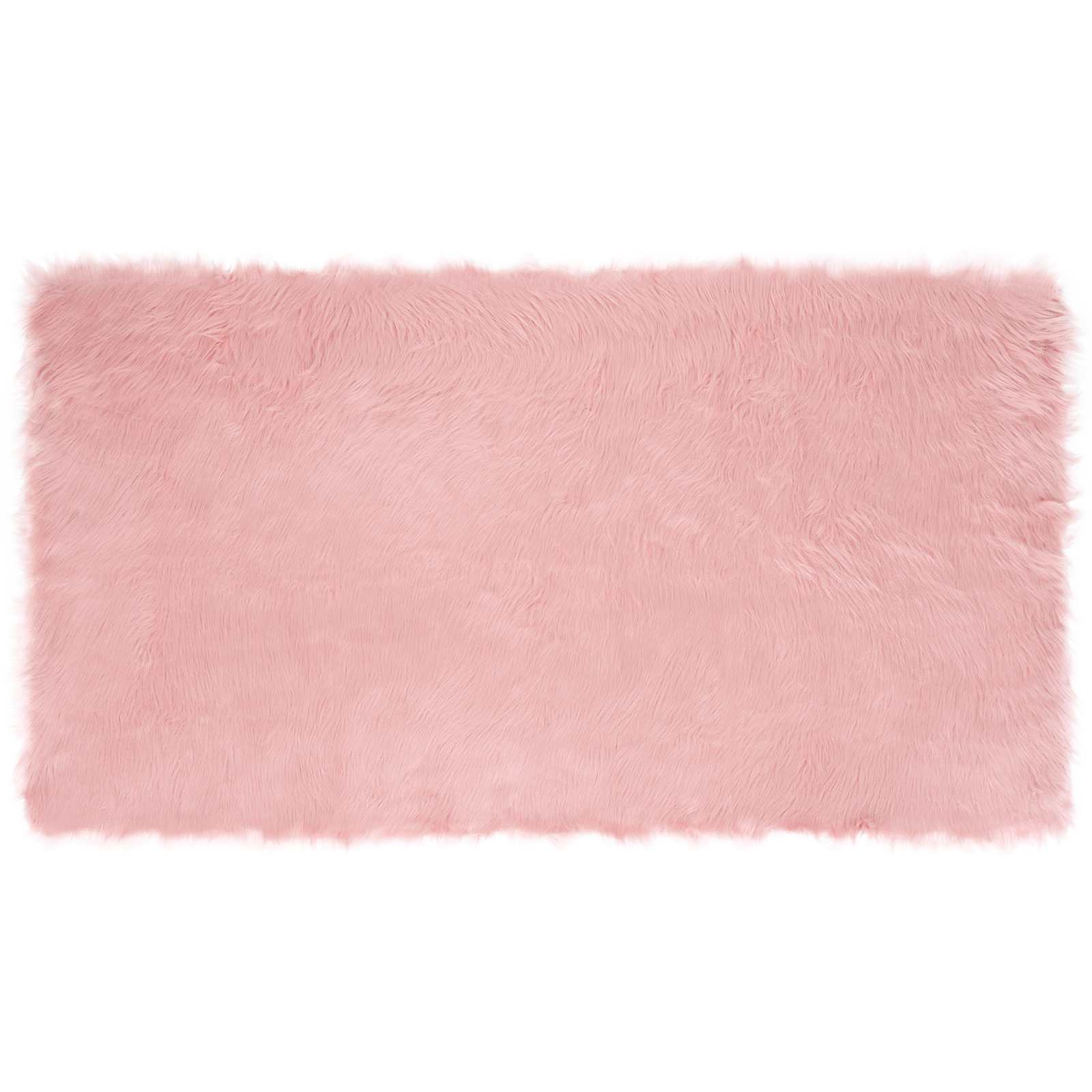 Tappeto in finta TAFALLA Rosa 60 x 110 cm Poliestere