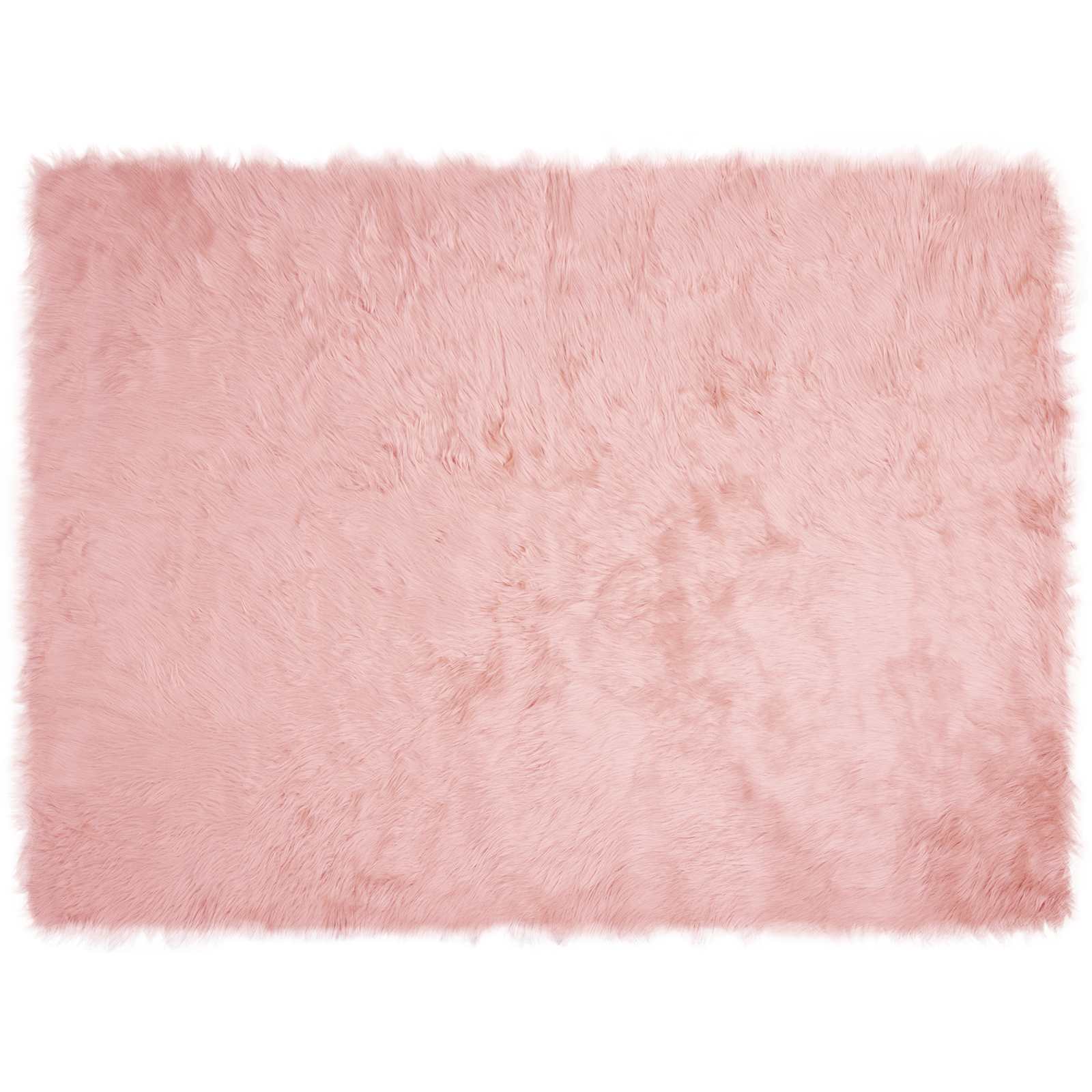 Tappeto in finta TAFALLA Rosa 160 x 230 cm Poliestere