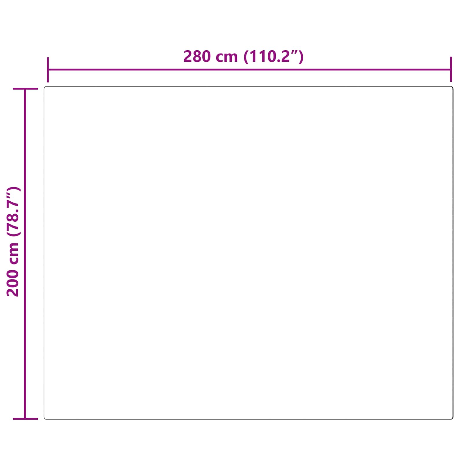 Tappeto in finta TAFALLA Rosa 200 x 280 cm Poliestere
