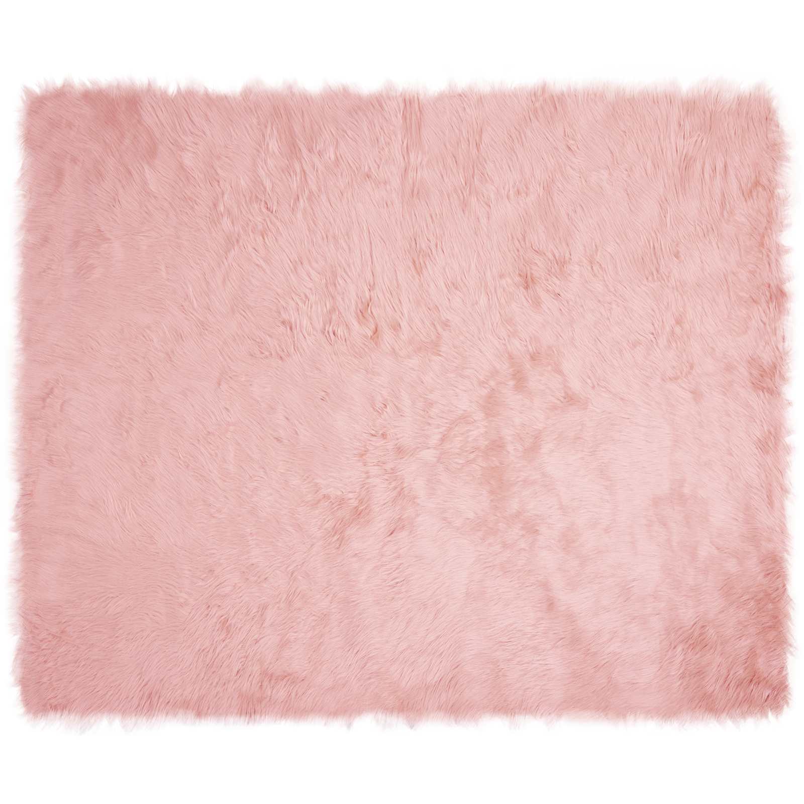 Tappeto in finta TAFALLA Rosa 200 x 280 cm Poliestere