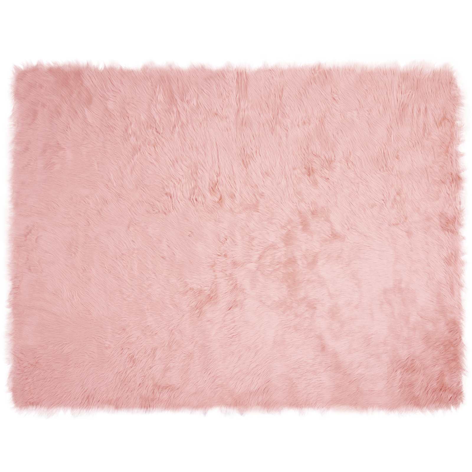 Tappeto in finta TAFALLA Rosa 240 x 340 cm Poliestere