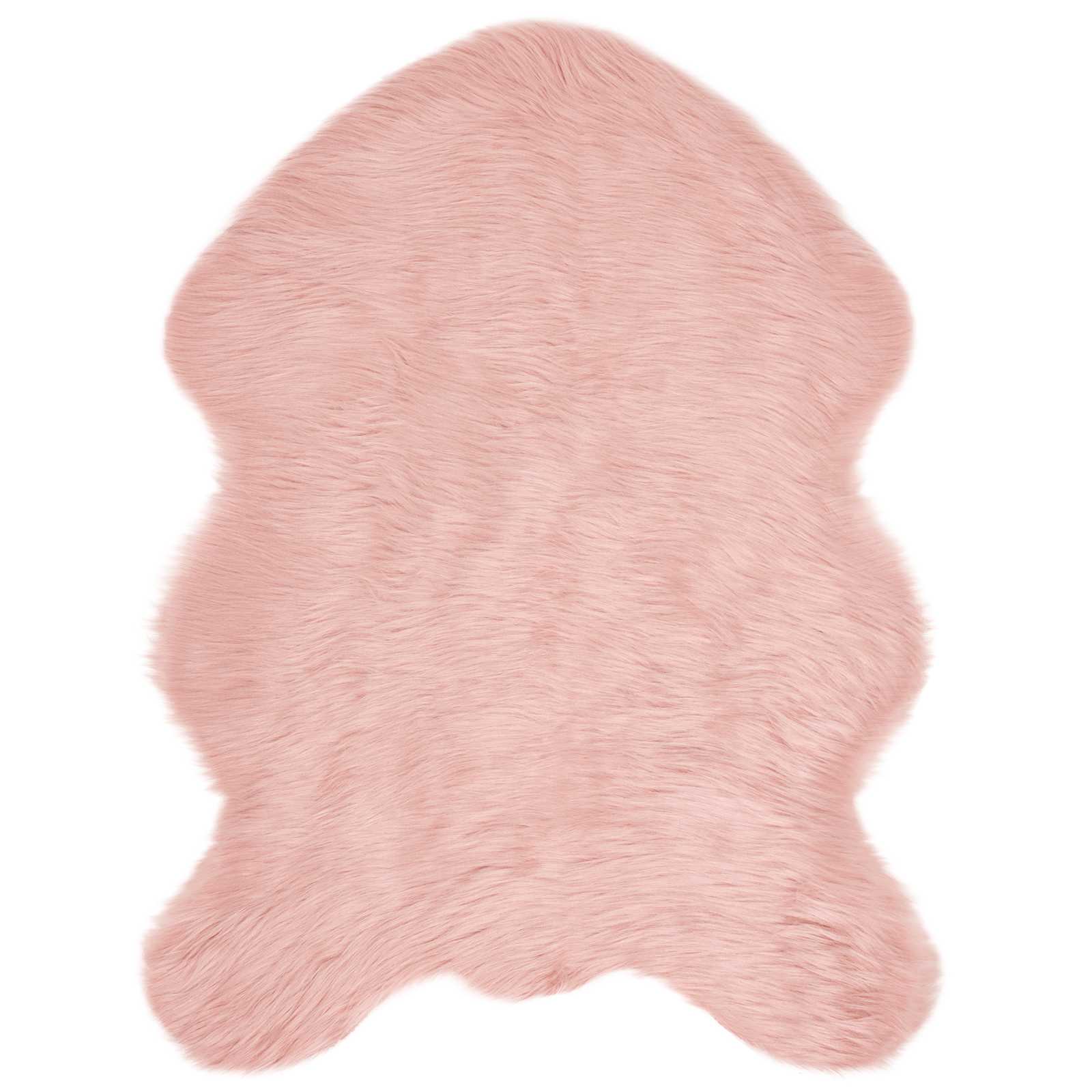 Tappeto in finta TAFALLA Rosa 80 x 120 cm Poliestere