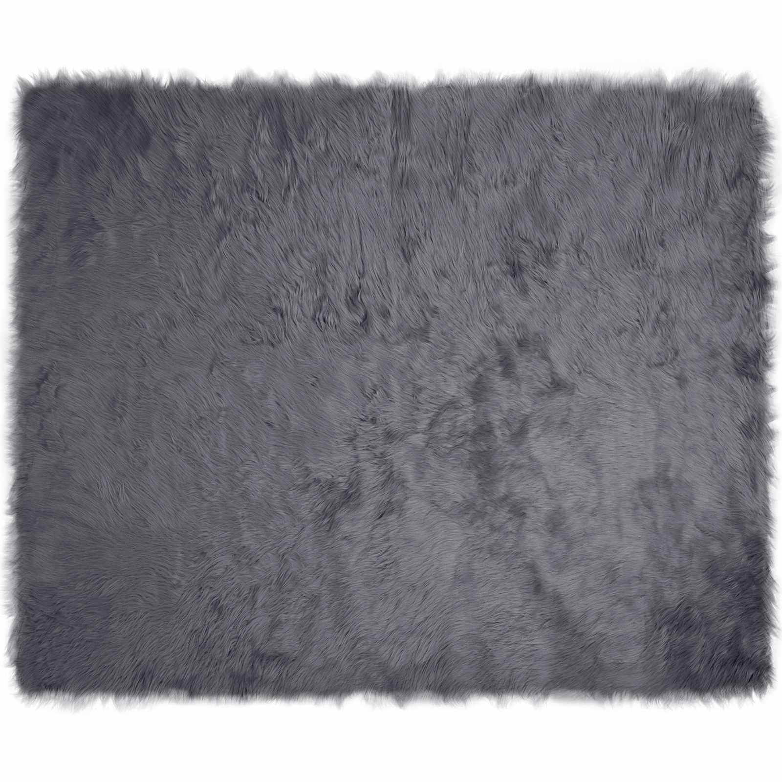 Tappeto in finta TAFALLA Antracite 240 x 340 cm Poliestere