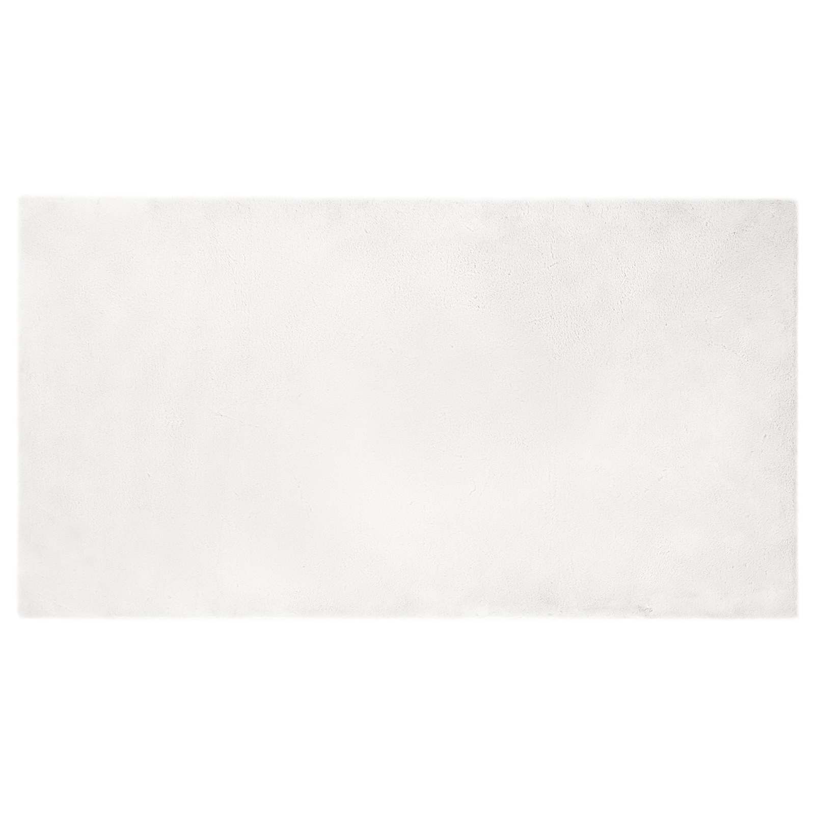 Tappeto antiscivolo in sintetica di coniglio OLITE Bianco