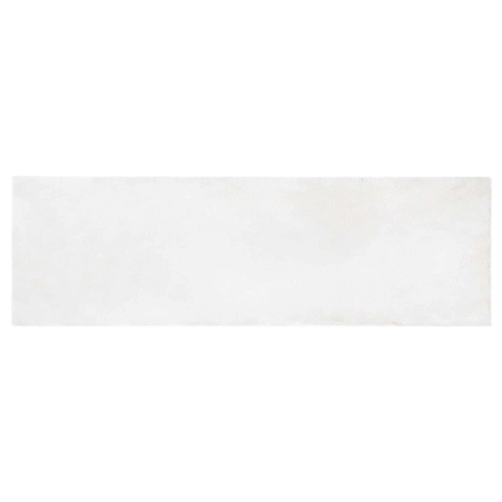 Tappeto antiscivolo in sintetica di coniglio OLITE Bianco