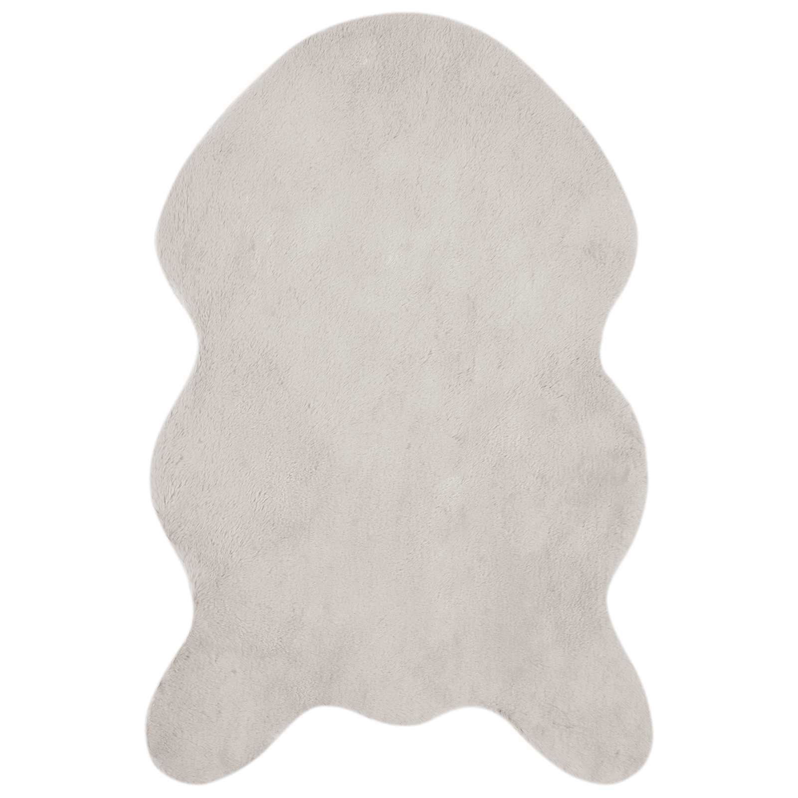 Tappeto antiscivolo in sintetica di coniglio OLITE Beige