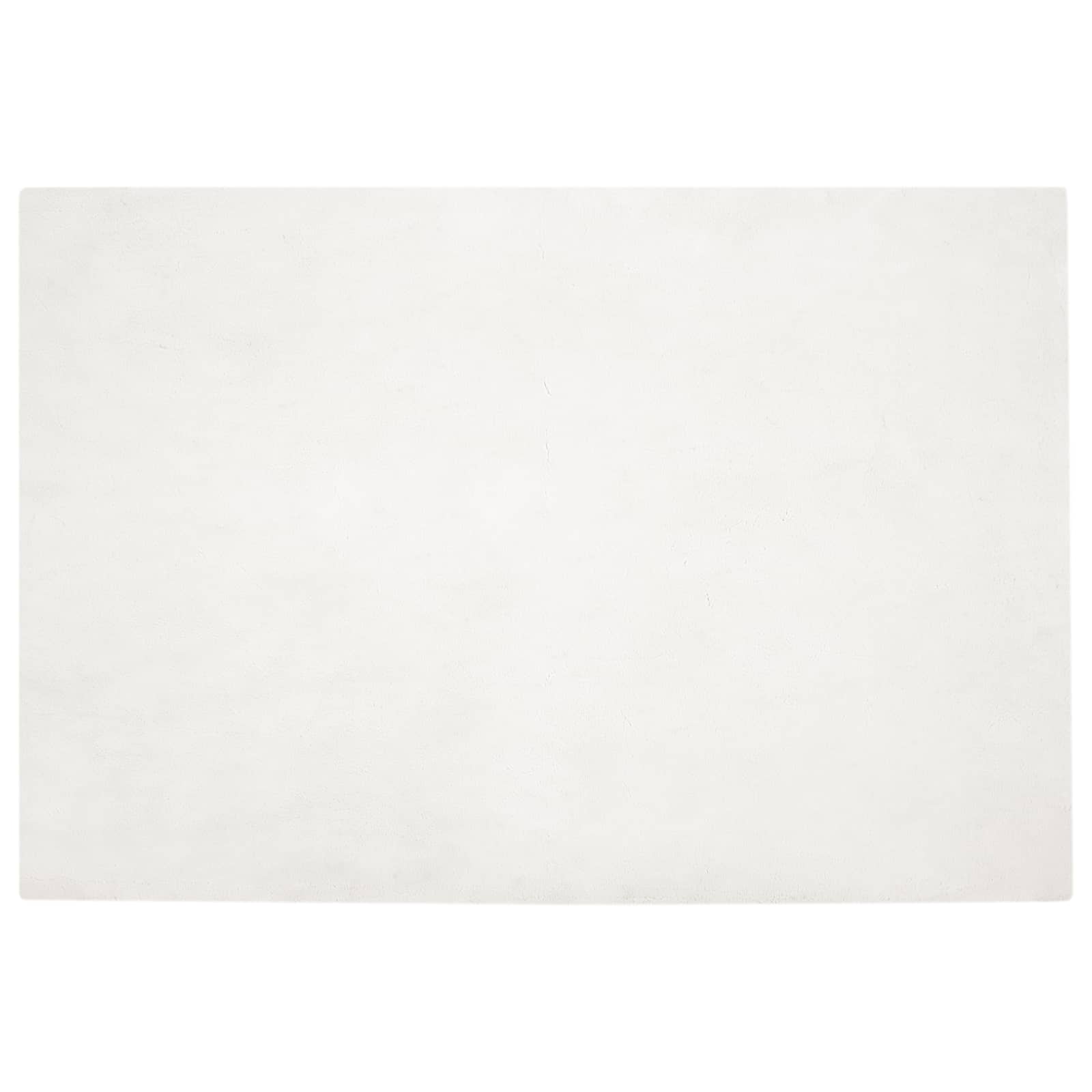 Tappeto antiscivolo in sintetica di coniglio OLITE Crema