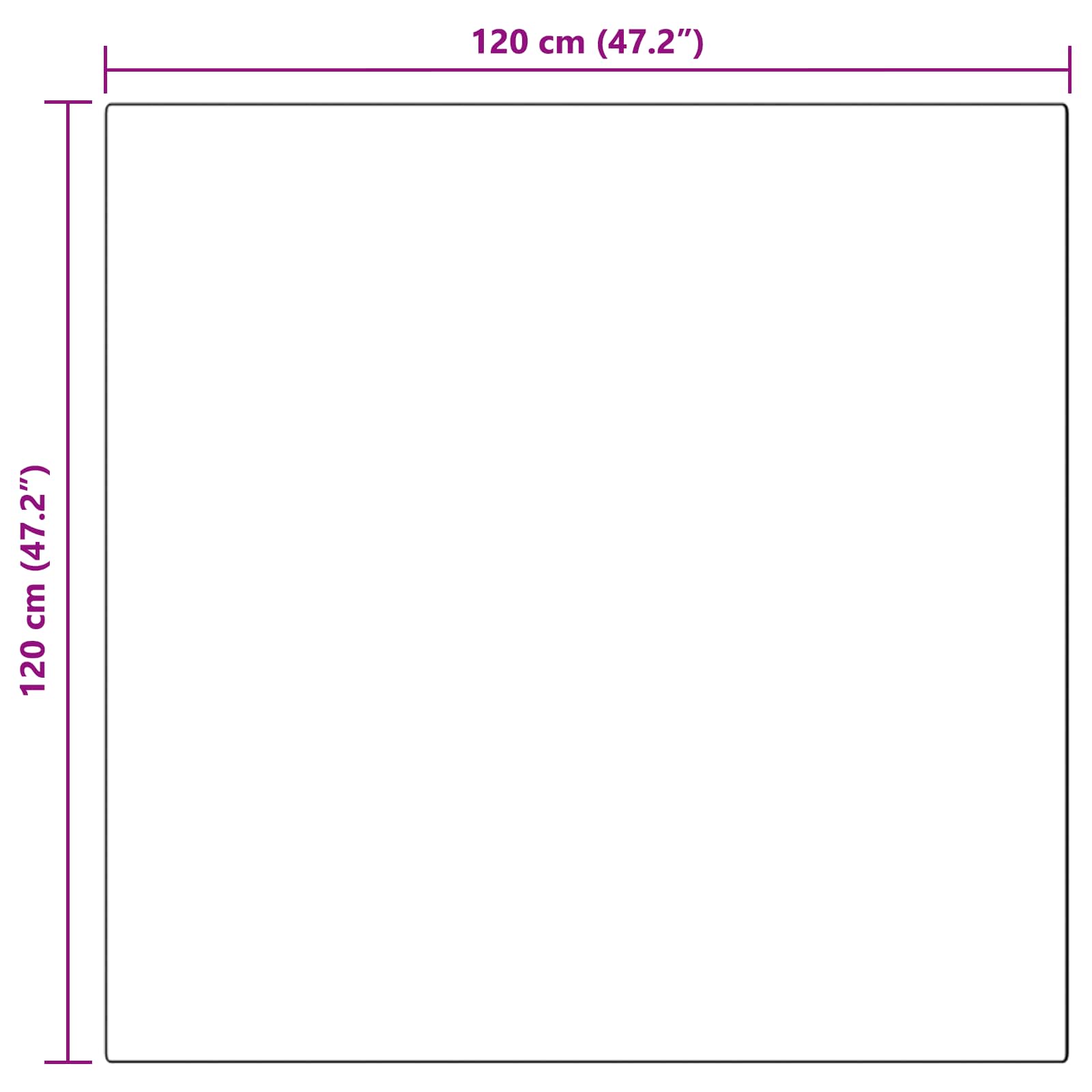 Tappeto antiscivolo in sintetica di coniglio OLITE Crema