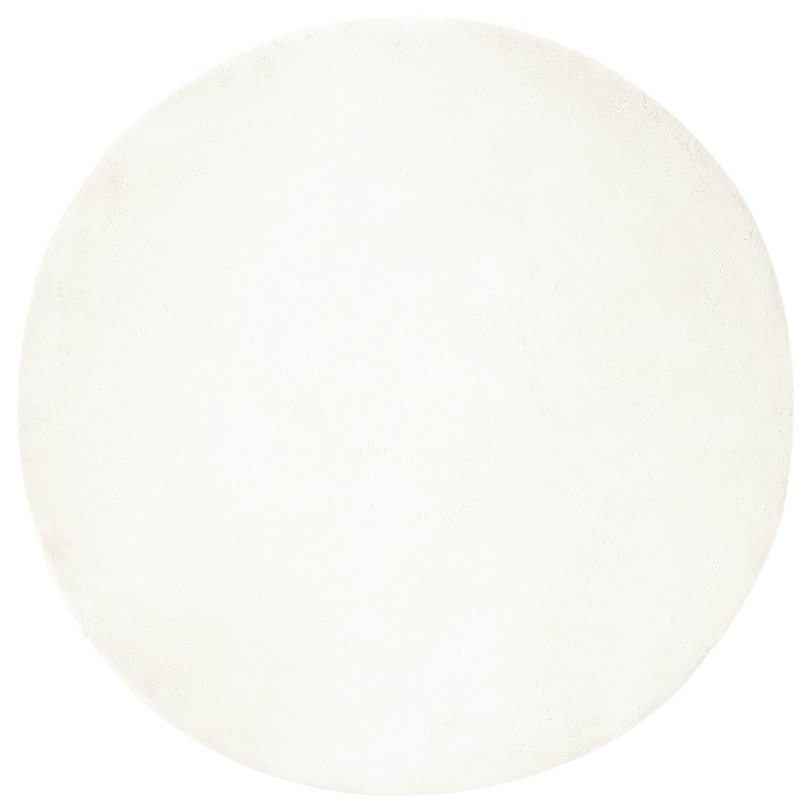 Tappeto antiscivolo in sintetica di coniglio OLITE Crema