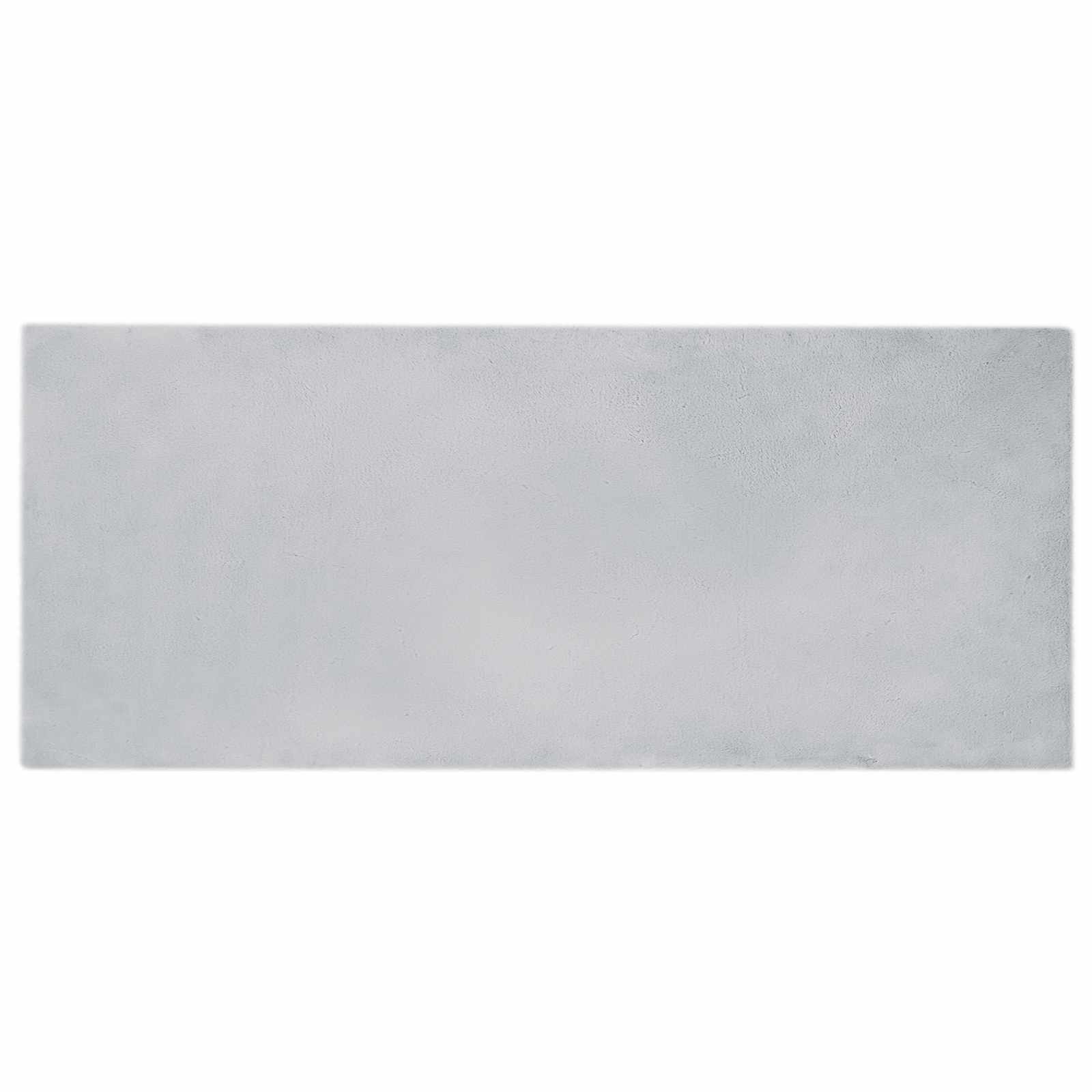 Tappeto antiscivolo in sintetica di coniglio OLITE Grigio