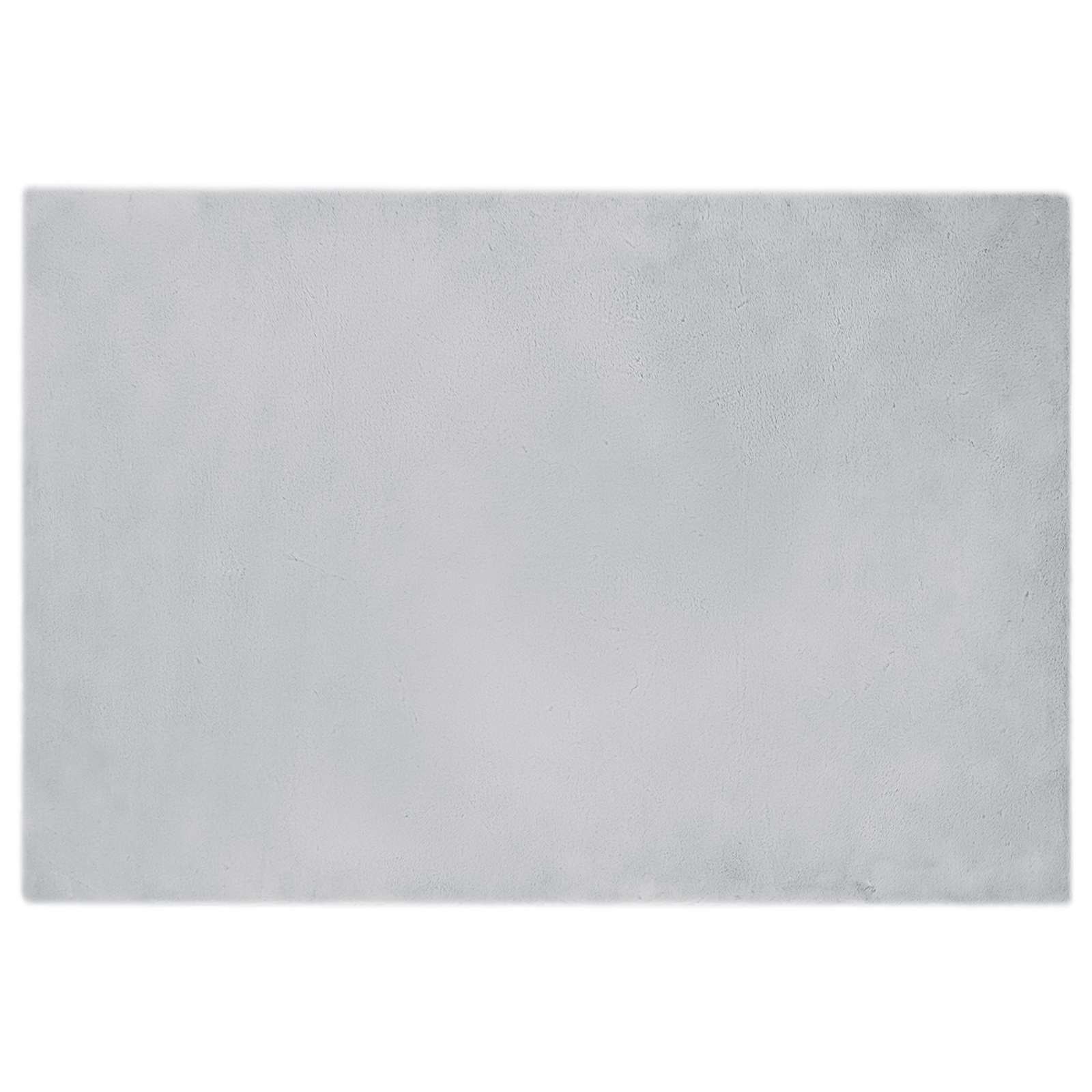 Tappeto antiscivolo in sintetica di coniglio OLITE Grigio
