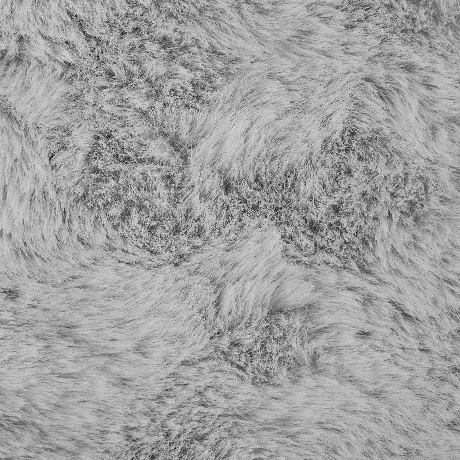 Tappeto antiscivolo in sintetica di coniglio OLITE Grigio