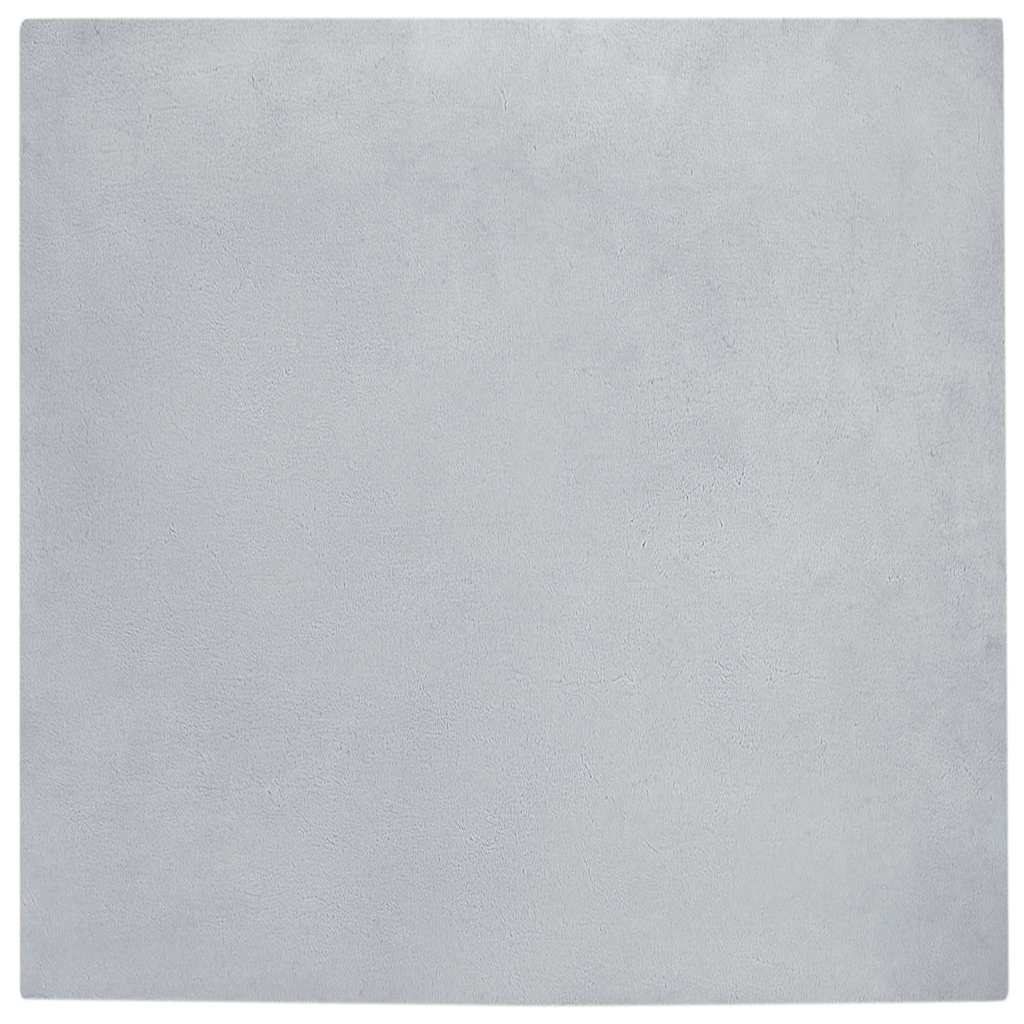Tappeto antiscivolo in sintetica di coniglio OLITE Grigio