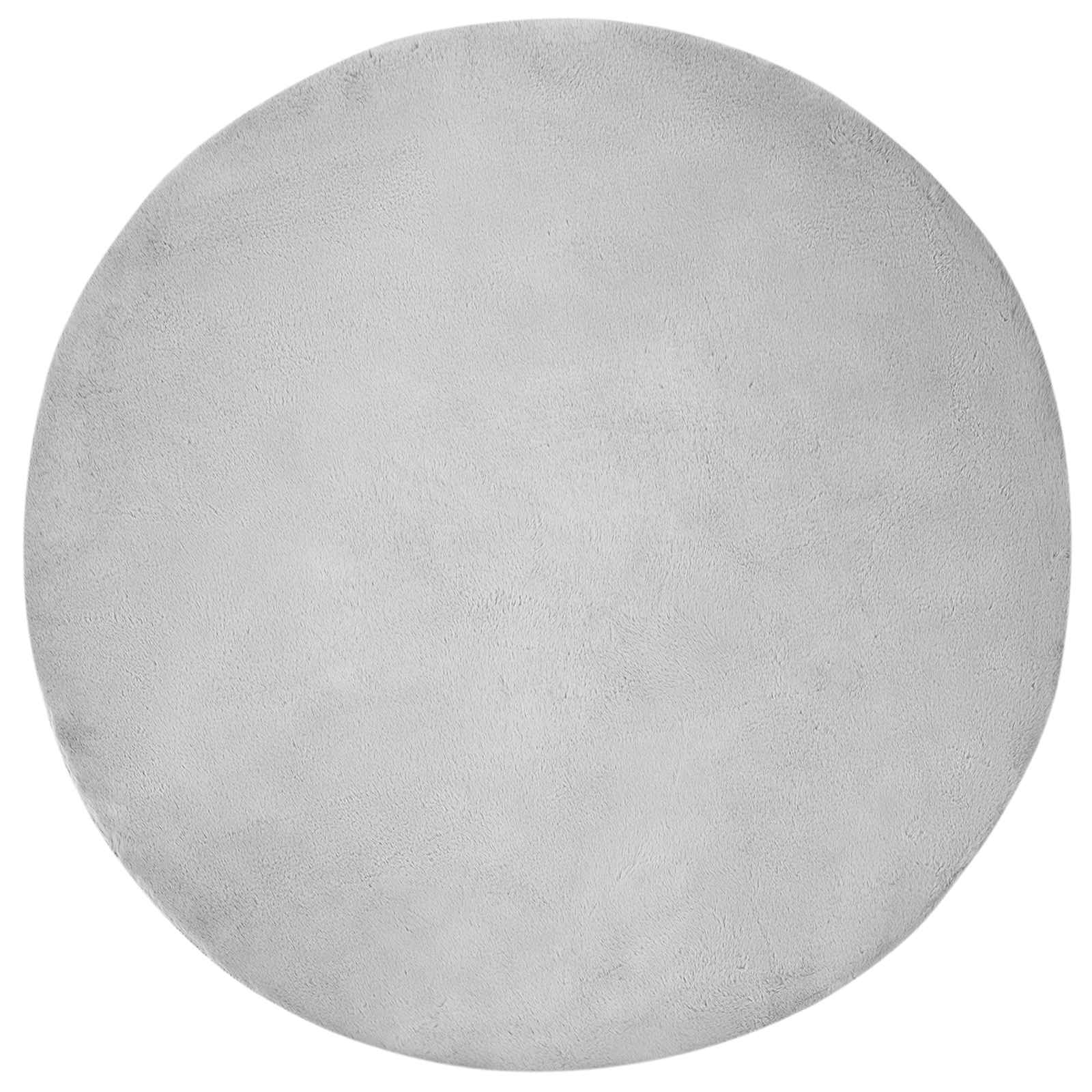Tappeto antiscivolo in sintetica di coniglio OLITE Grigio