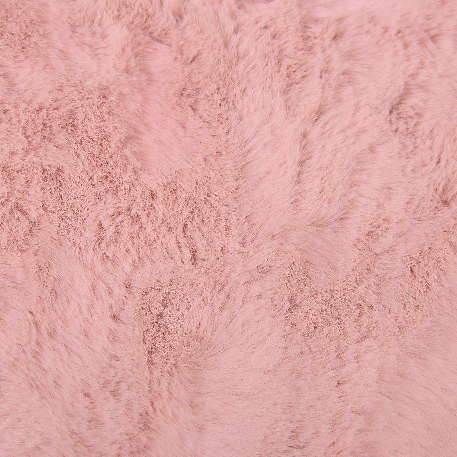 Tappeto antiscivolo in sintetica di coniglio OLITE Rosa