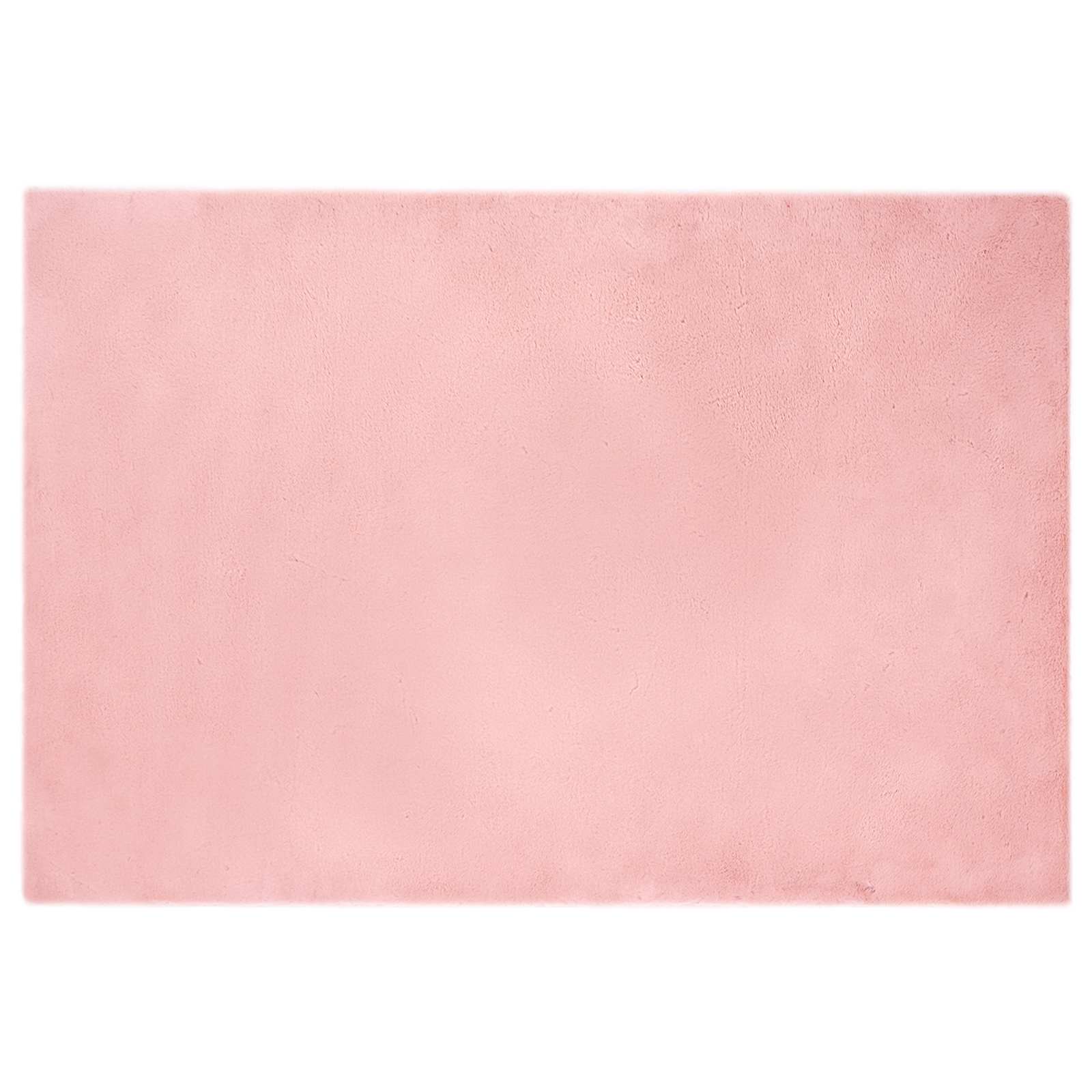 Tappeto antiscivolo in sintetica di coniglio OLITE Rosa