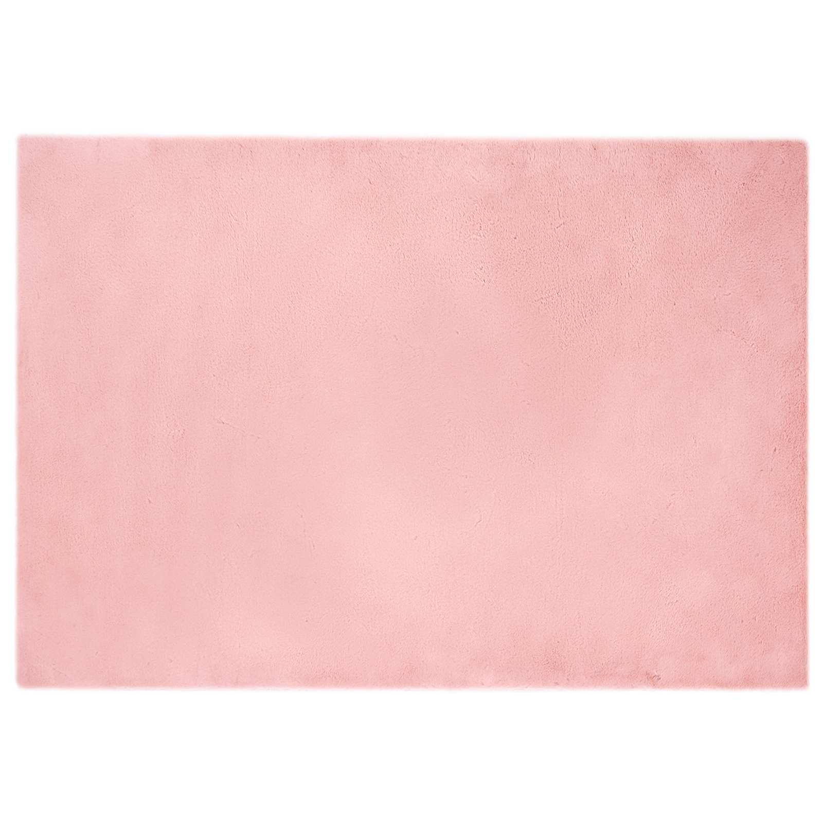 Tappeto antiscivolo in sintetica di coniglio OLITE Rosa