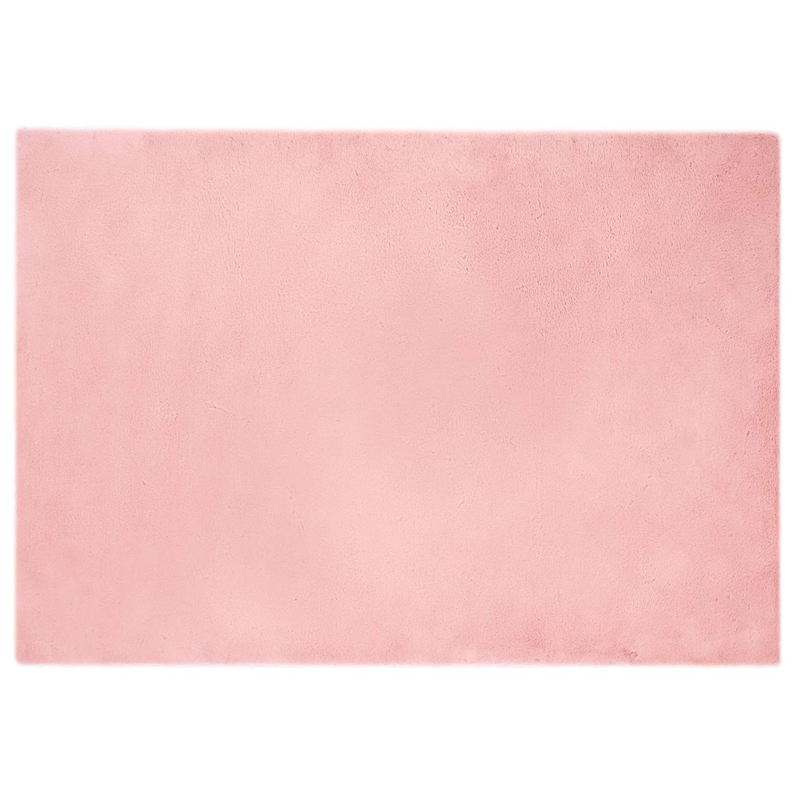 Tappeto antiscivolo in sintetica di coniglio OLITE Rosa