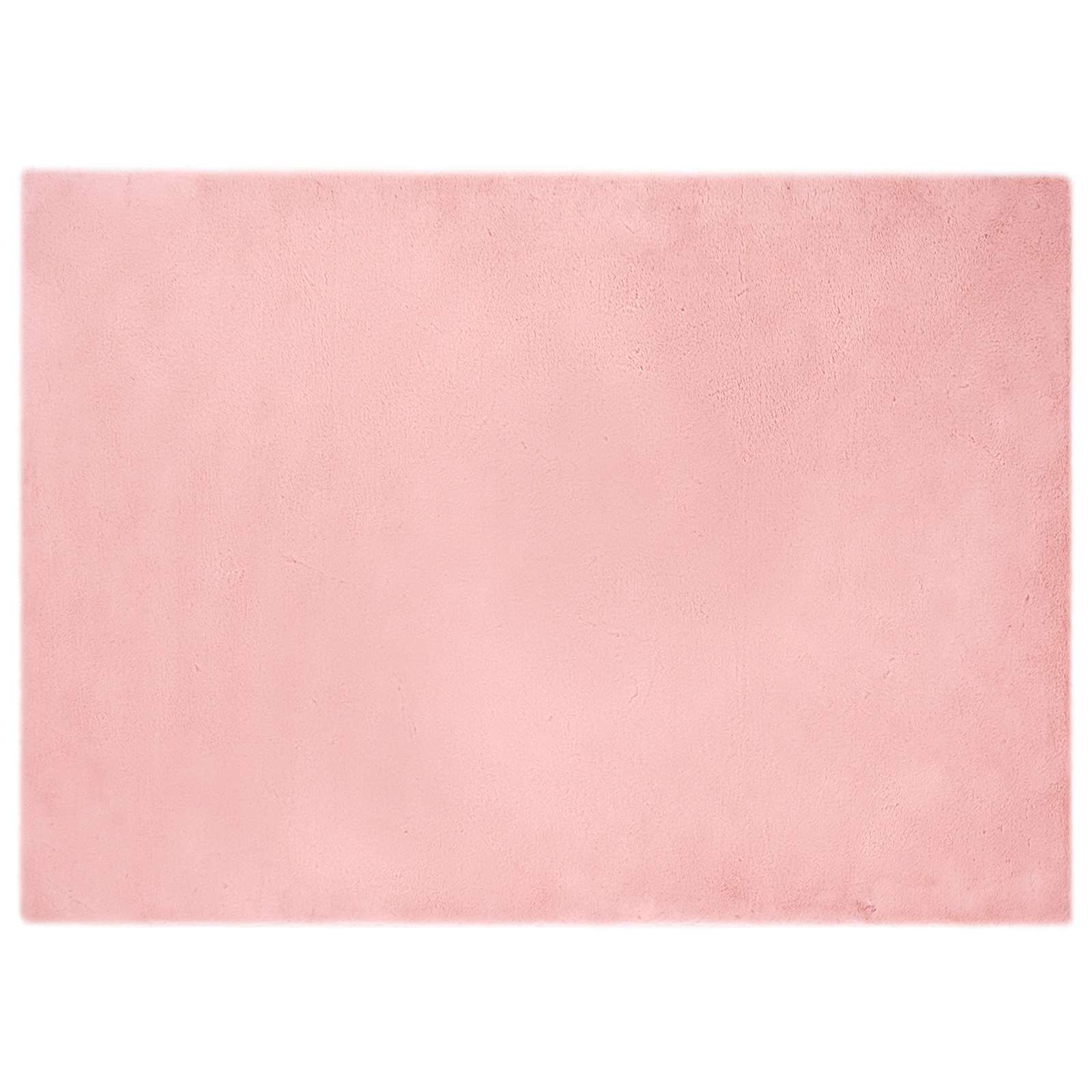 Tappeto antiscivolo in sintetica di coniglio OLITE Rosa