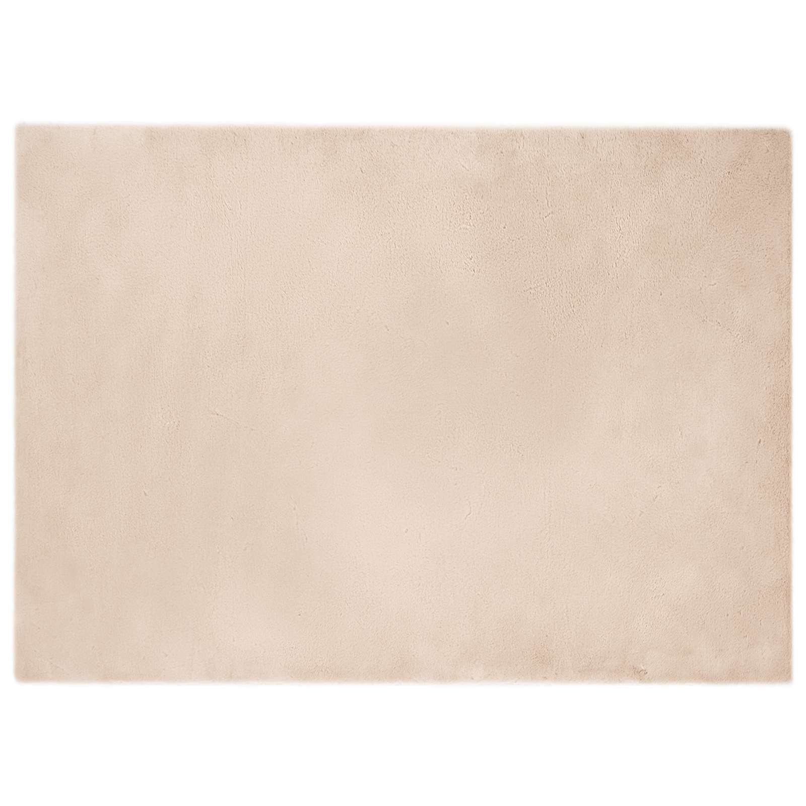 Tappeto antiscivolo in sintetica di coniglio OLITE Tortora